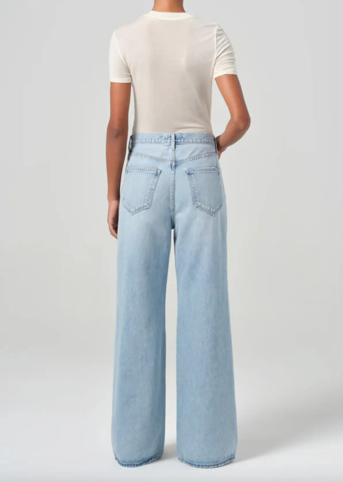 Dame High-Rise Wide-Leg Conflict Jeans