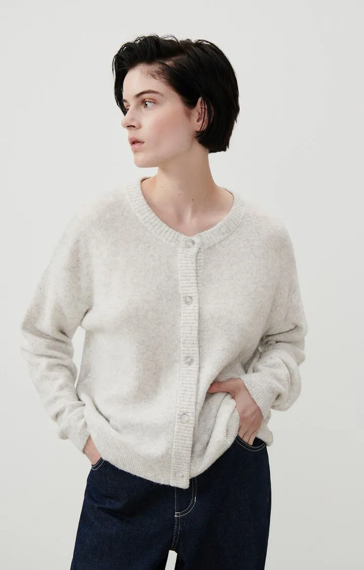 Damsville Cardigan - Heather Grey Grisch