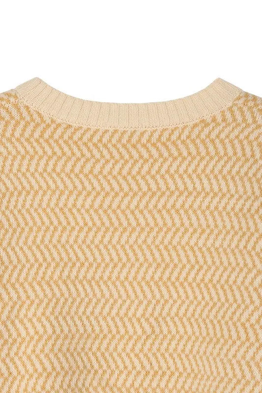 Debut Herringbone Sweater