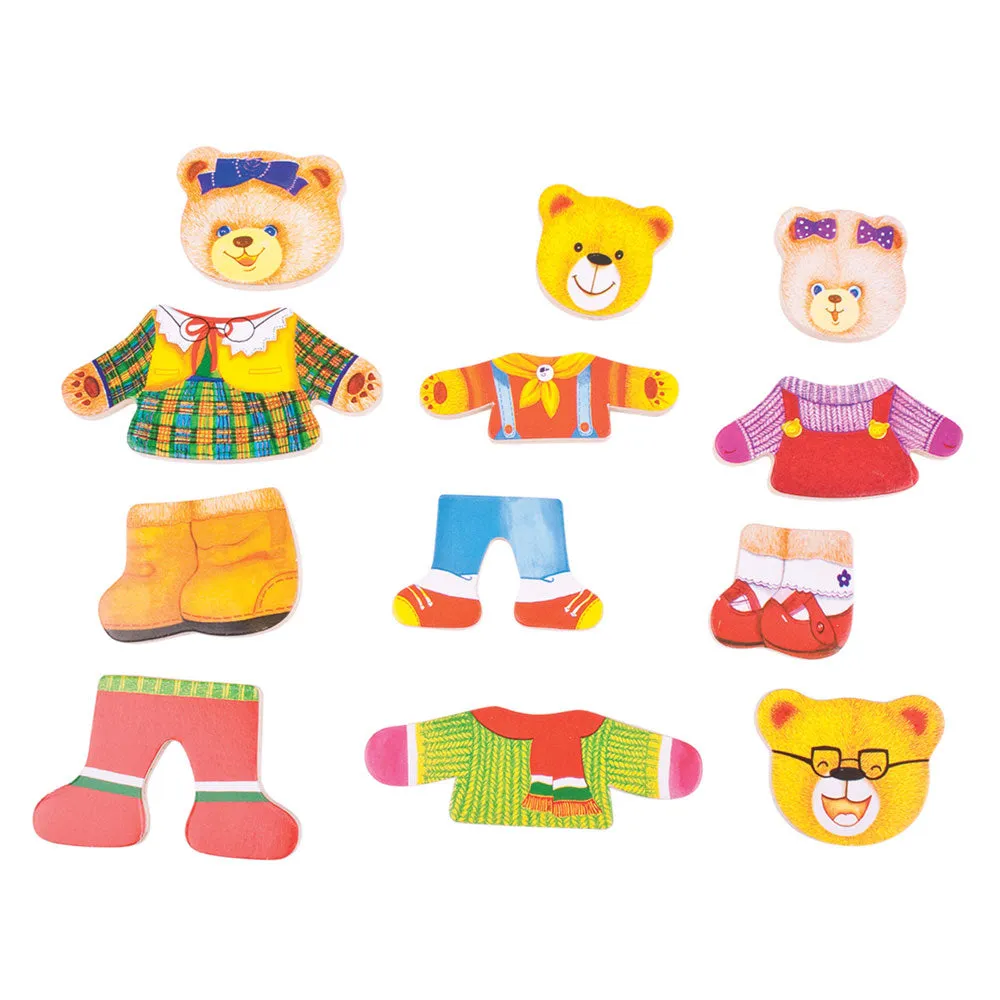 Dress Up Bear Family