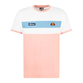 Ellesse Blockadi T-Shirt White/Pink