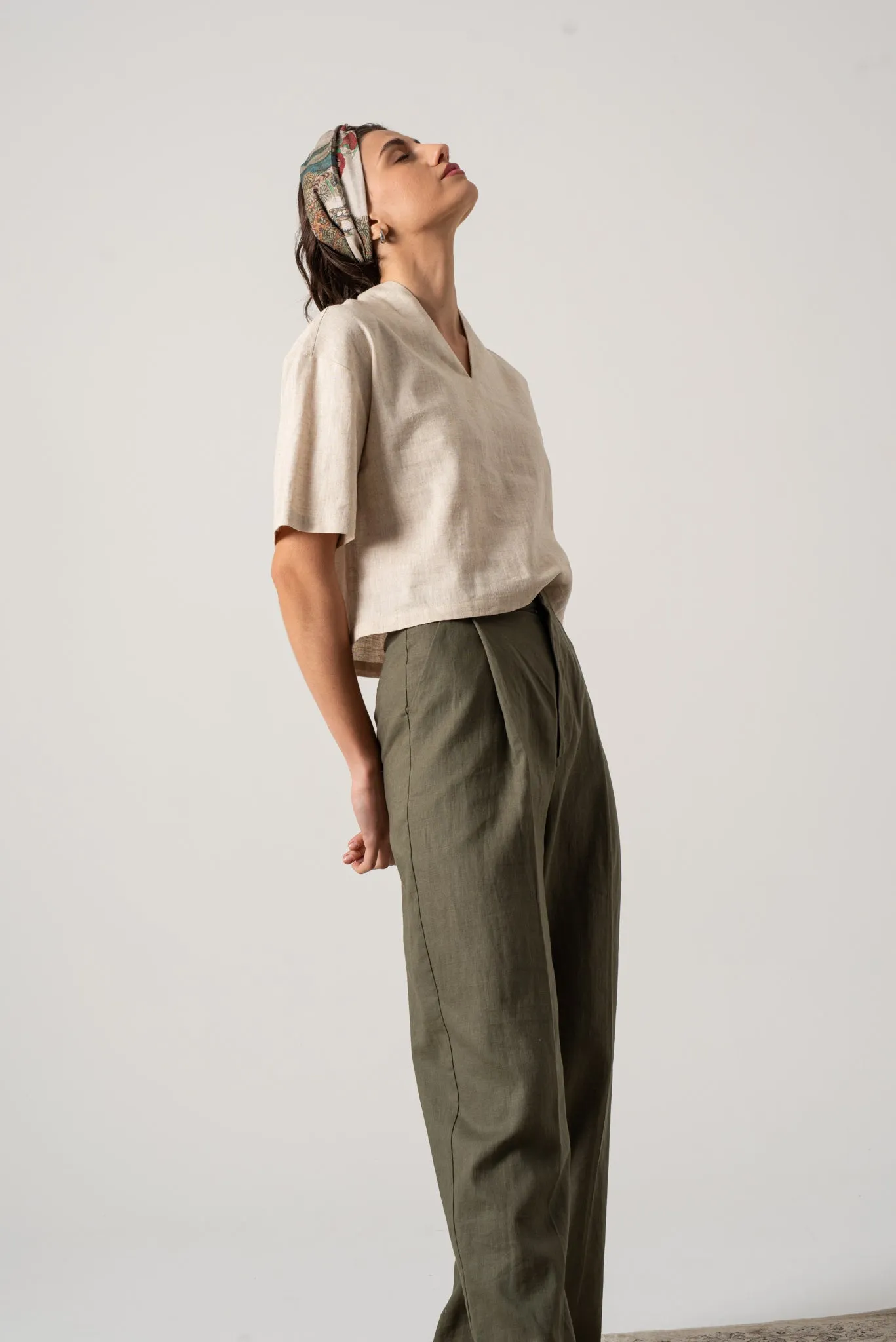 Emil Linen Top Natural