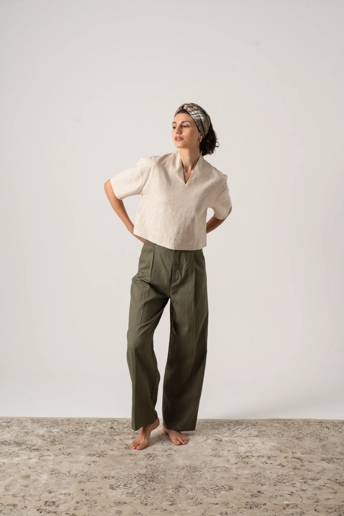 Emil Linen Top Natural