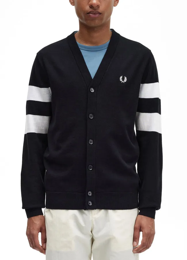 Fred Perry Tipped Sleeve Cardigan