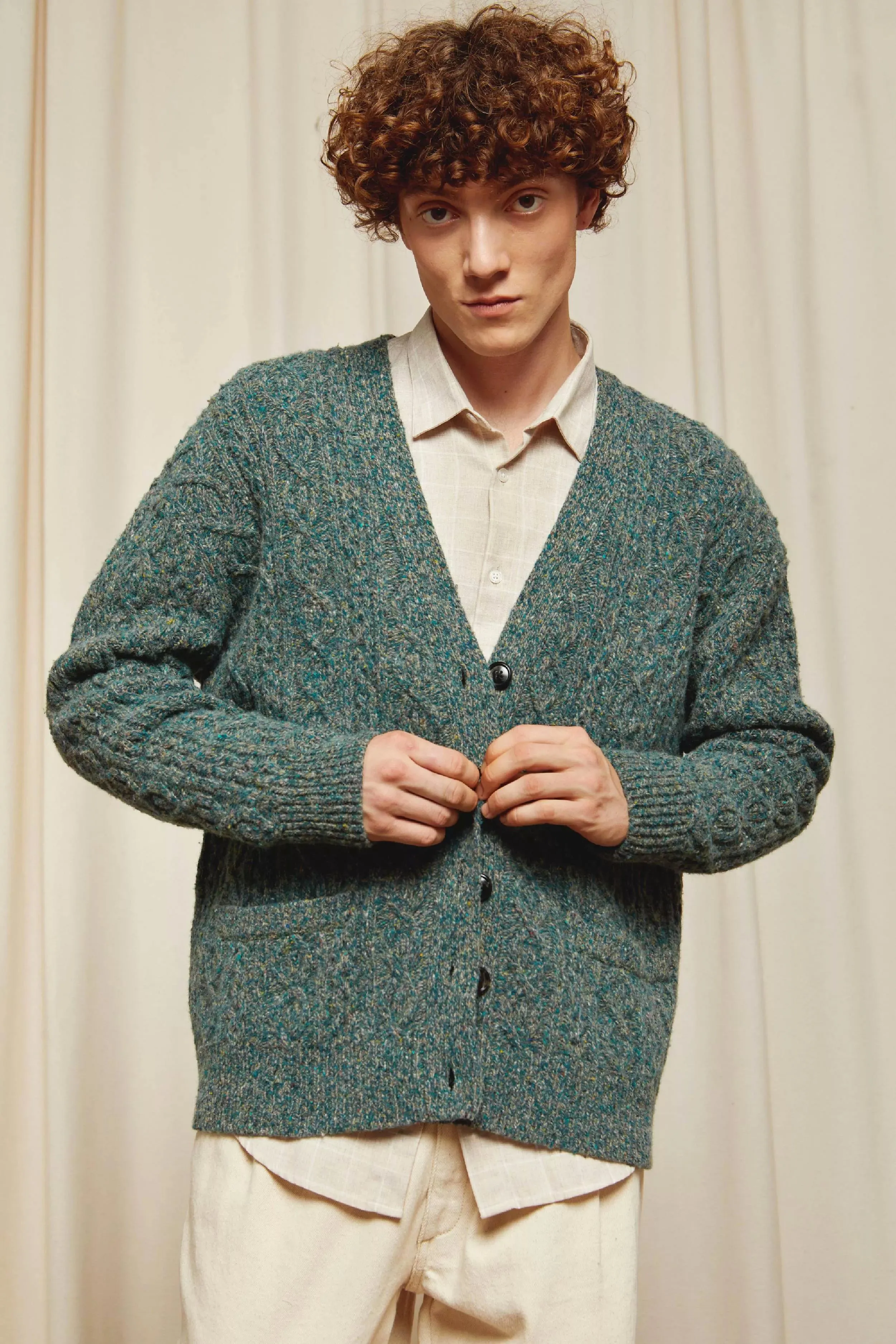 Gizen Cable Cardigan