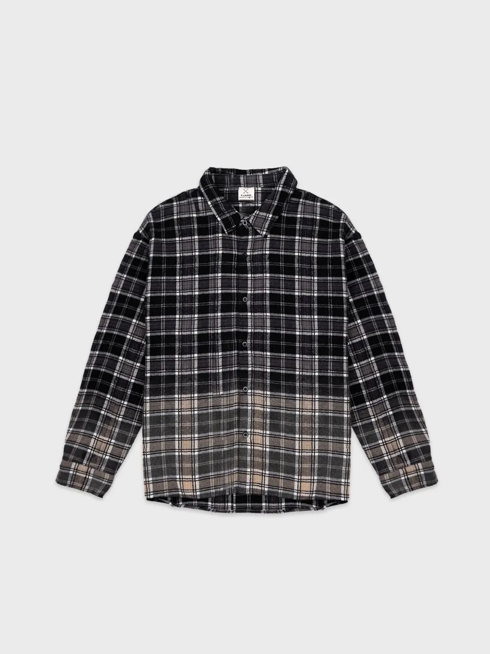 Gothic Flannel Shirt - Dip Dye