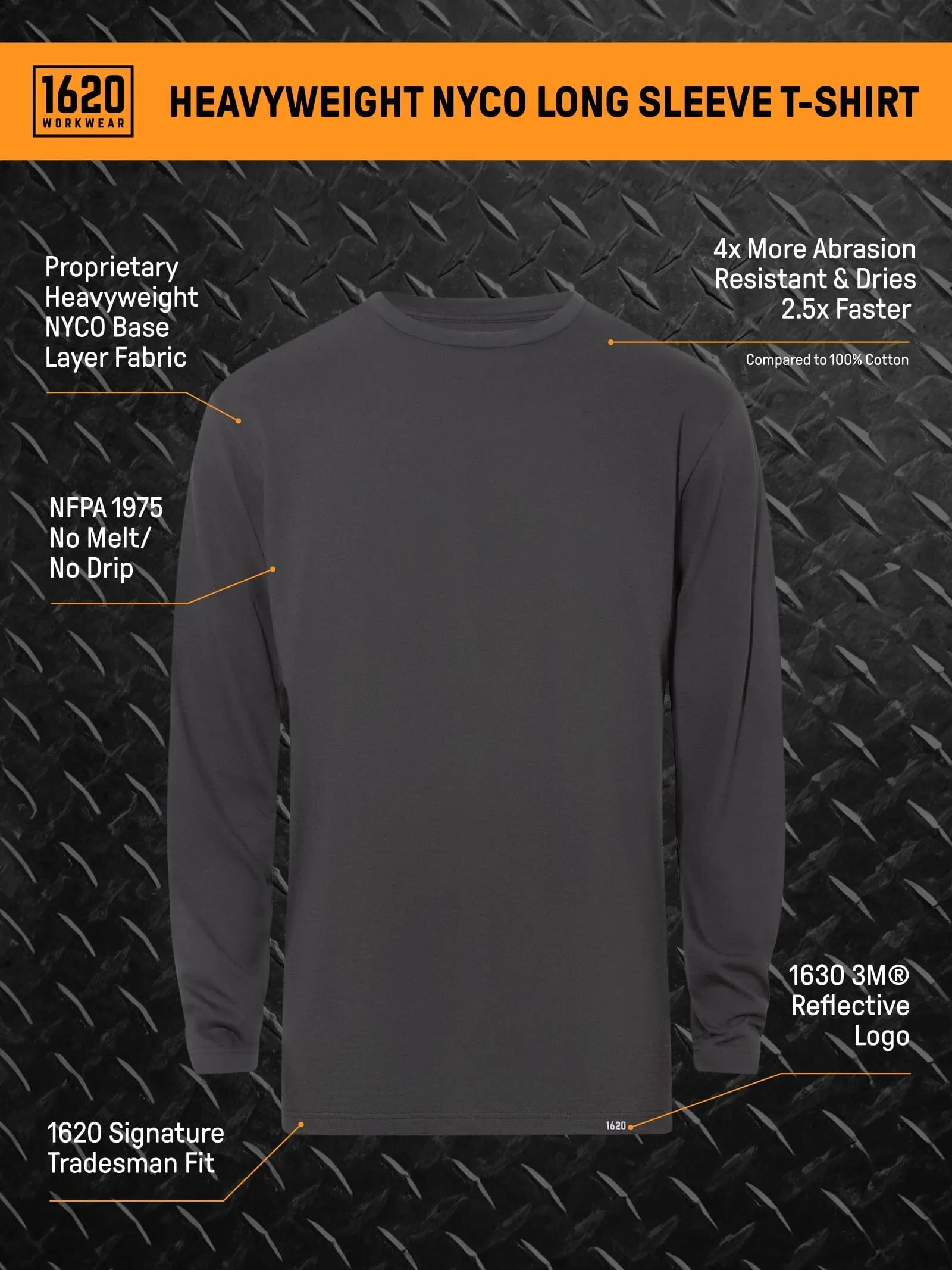 Heavyweight NYCO Long Sleeve T-Shirt