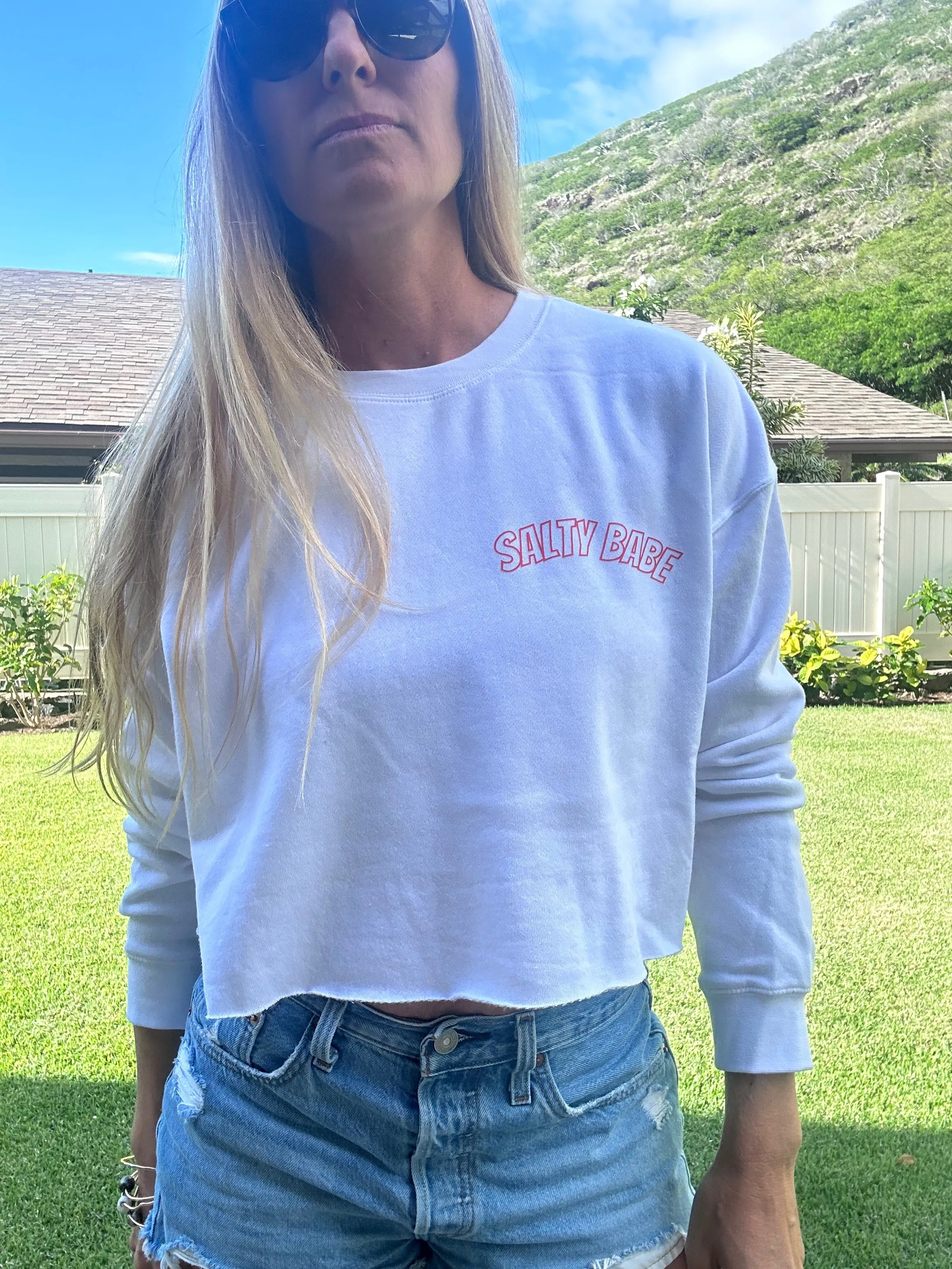 Hot & Salty cropped sweatshirt