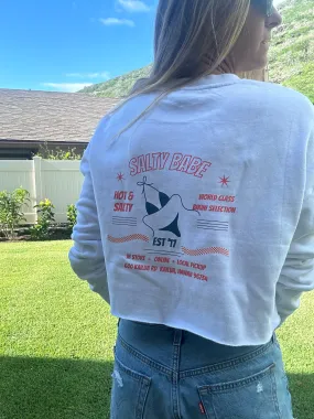 Hot & Salty cropped sweatshirt