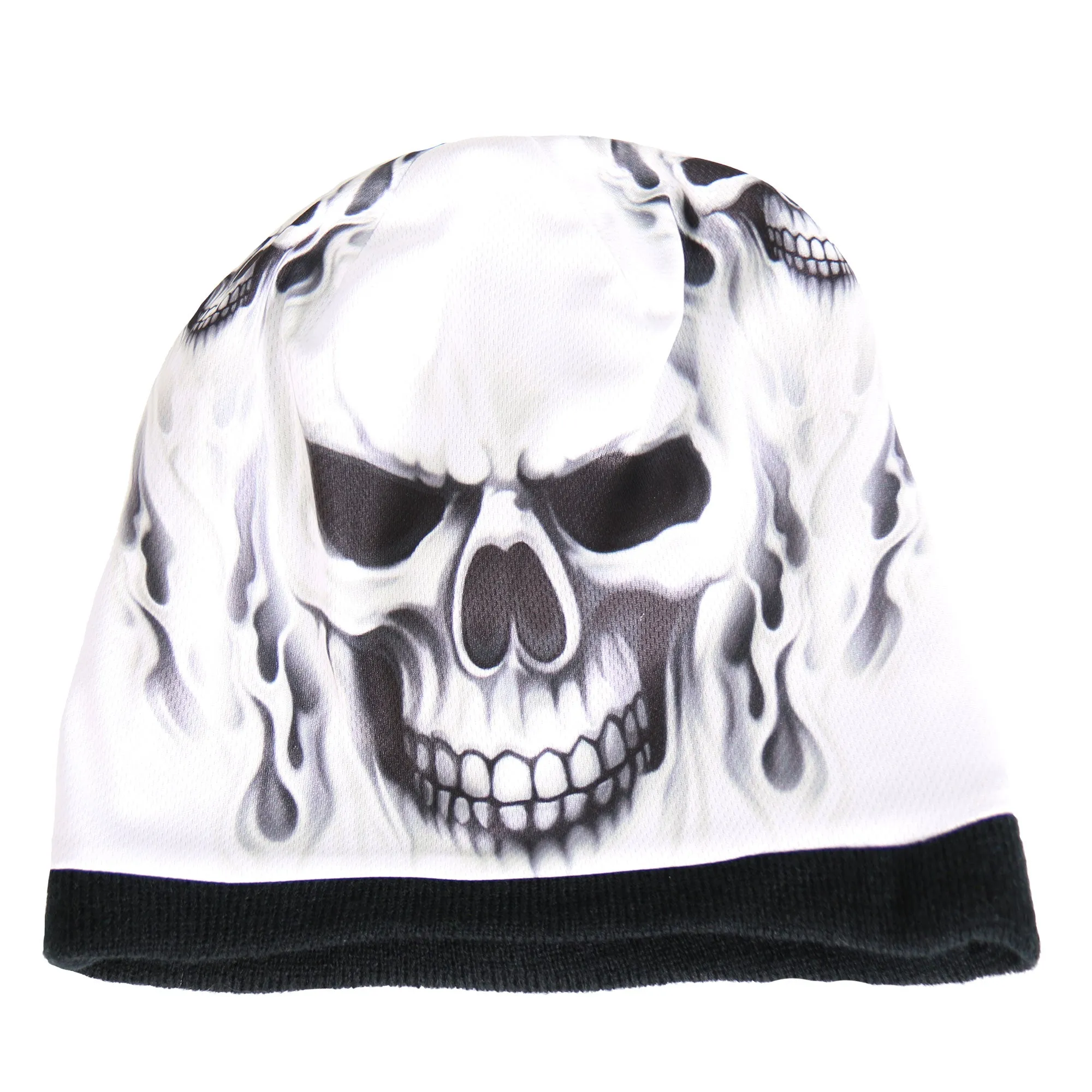 Hot Leathers KHC1001 Ghost Skull Sublimated Beanie