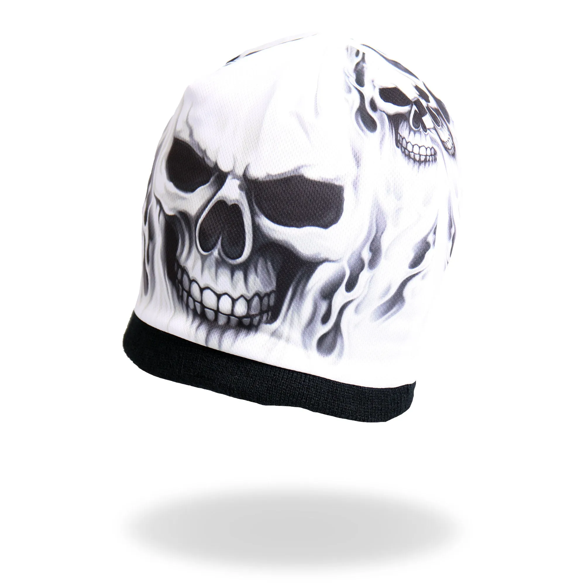 Hot Leathers KHC1001 Ghost Skull Sublimated Beanie