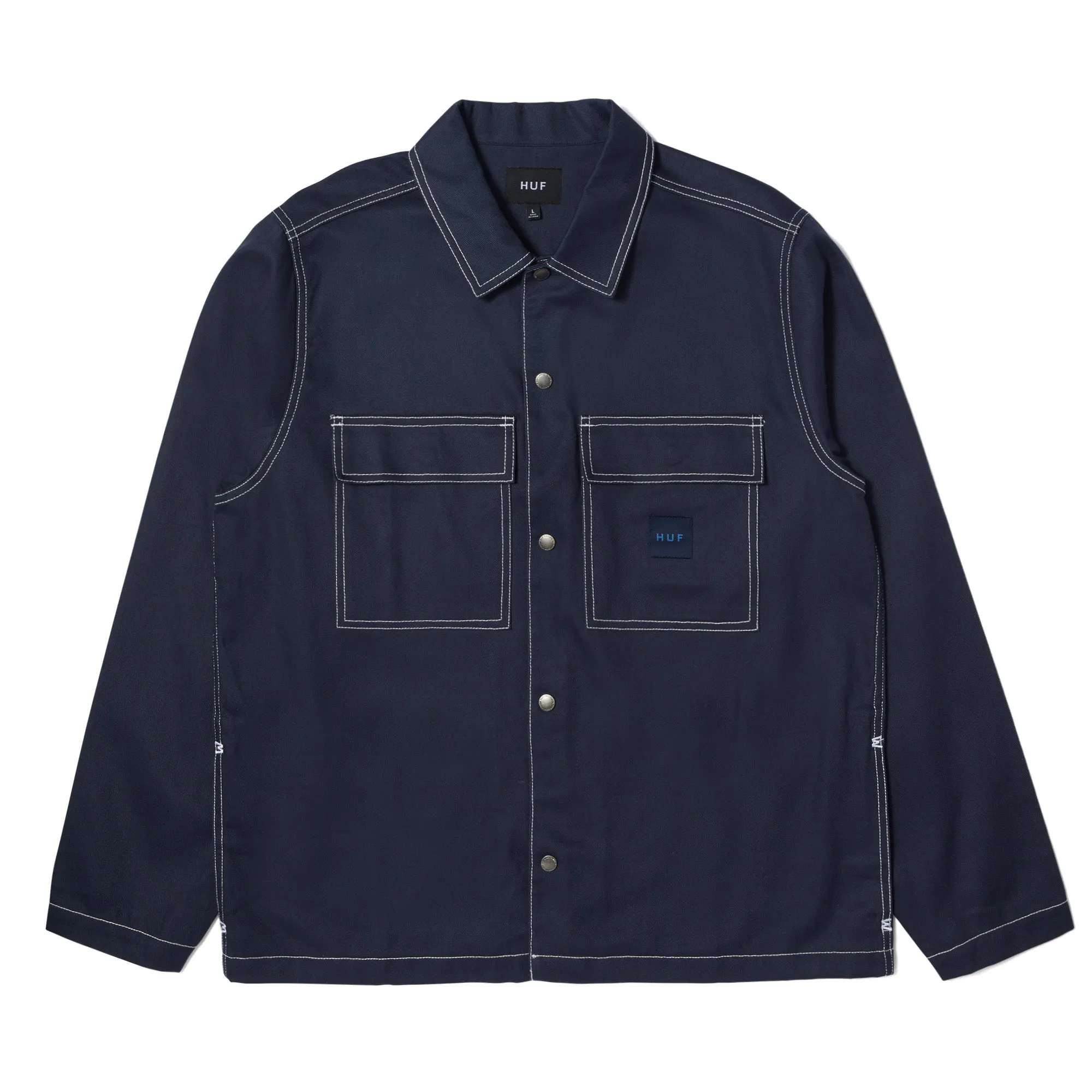 Huf Mason Shacket Navy