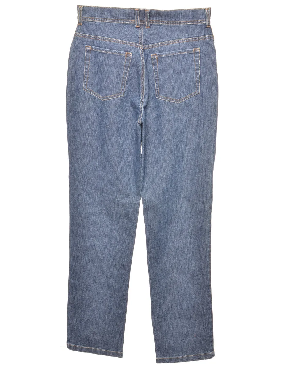 Indigo Washed Tapered Jeans - W30 L31