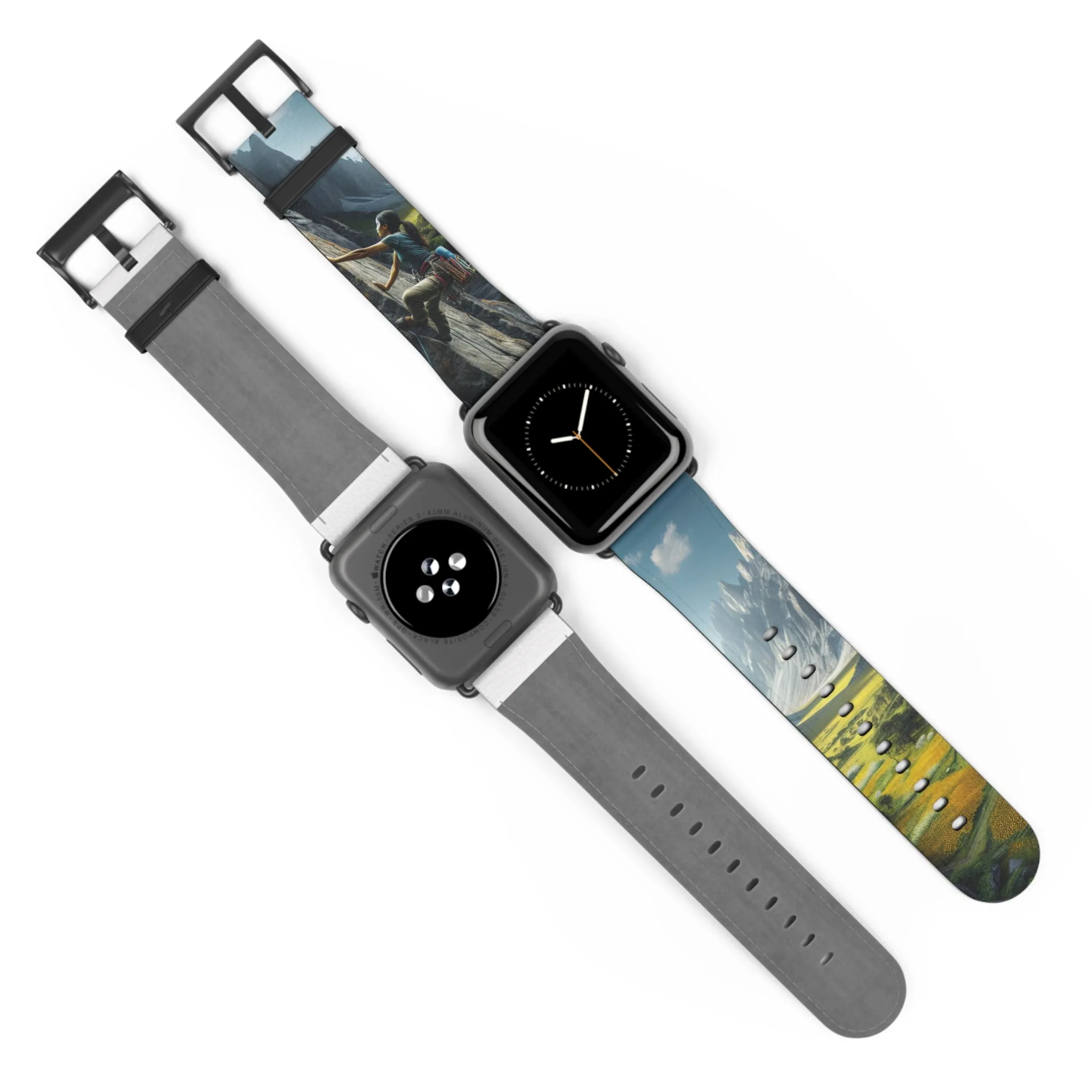 It's Time To Go ClimbnVibes Rock Climbing Watch Band