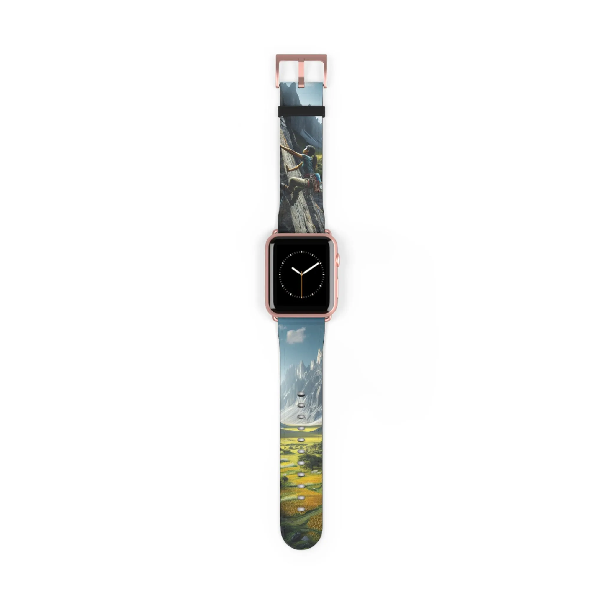 It's Time To Go ClimbnVibes Rock Climbing Watch Band