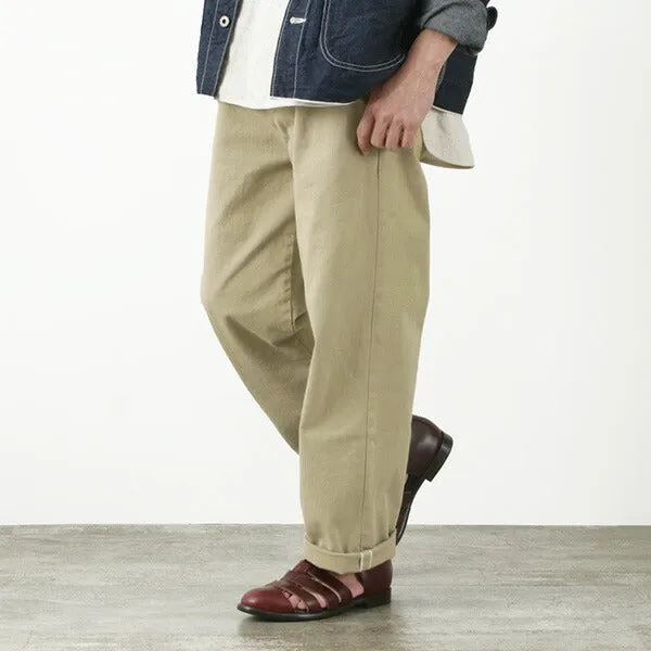 JAPAN BLUE JEANS / RJB8020  12oz selvedge chino 1-tuck wide trousers