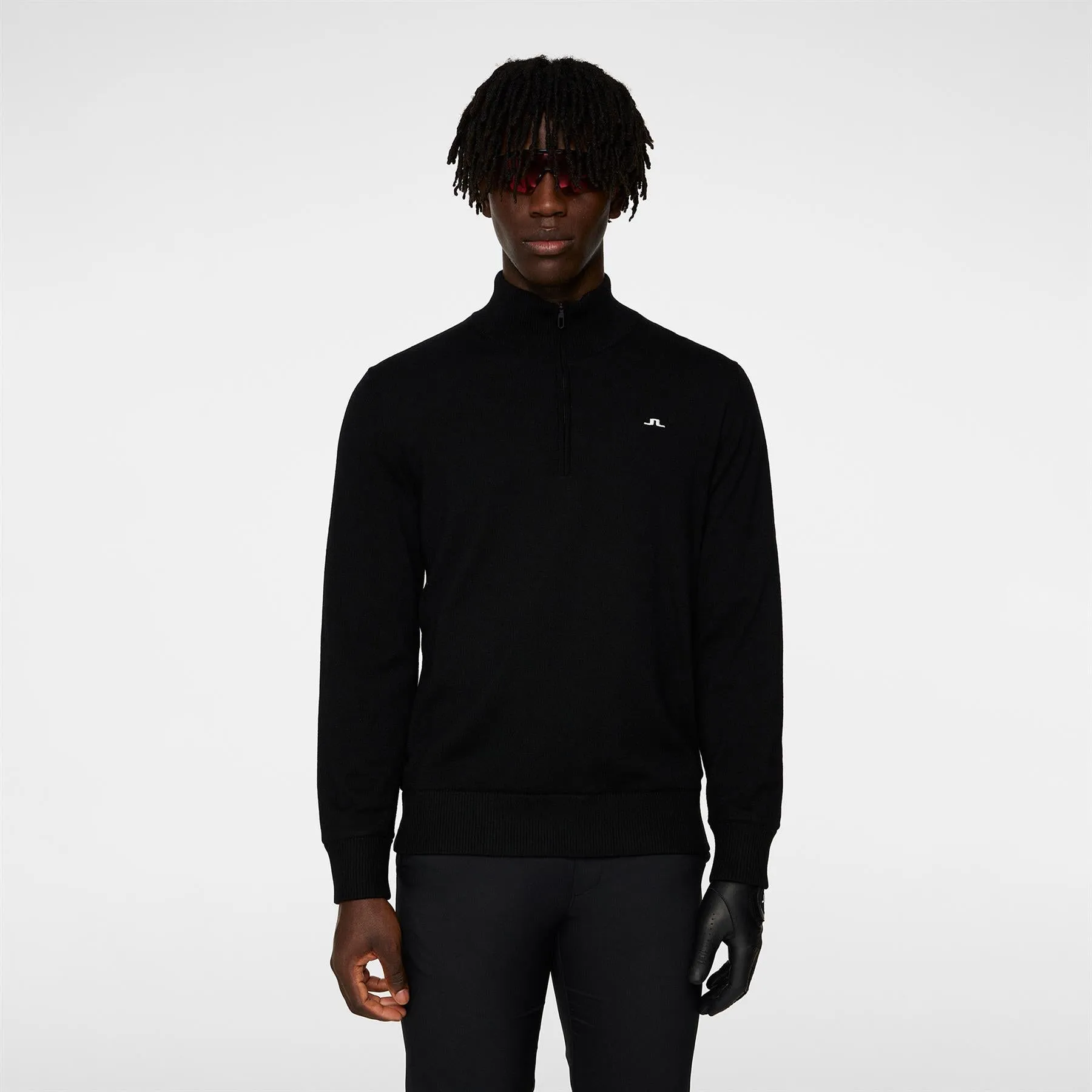 Jeffrey Windbreaker Sweater Black - AW24