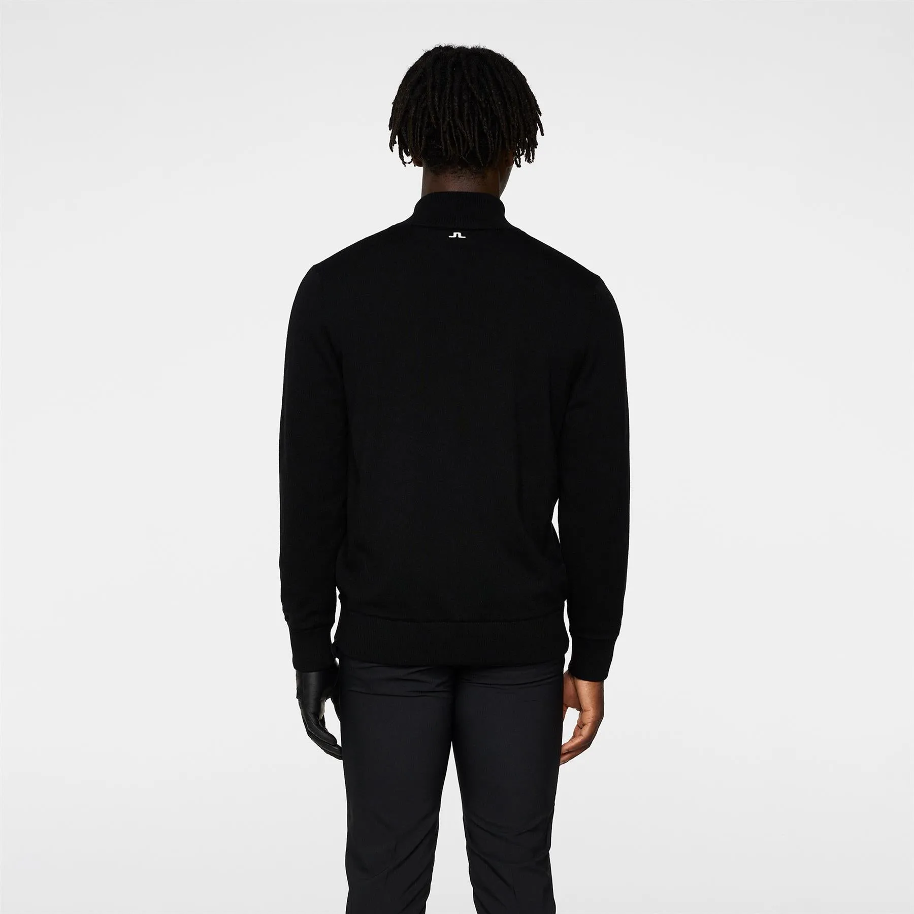 Jeffrey Windbreaker Sweater Black - AW24