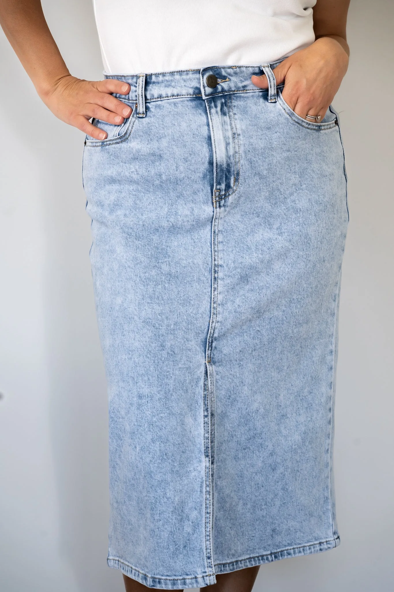 Jenson Denim Skirt - Blue