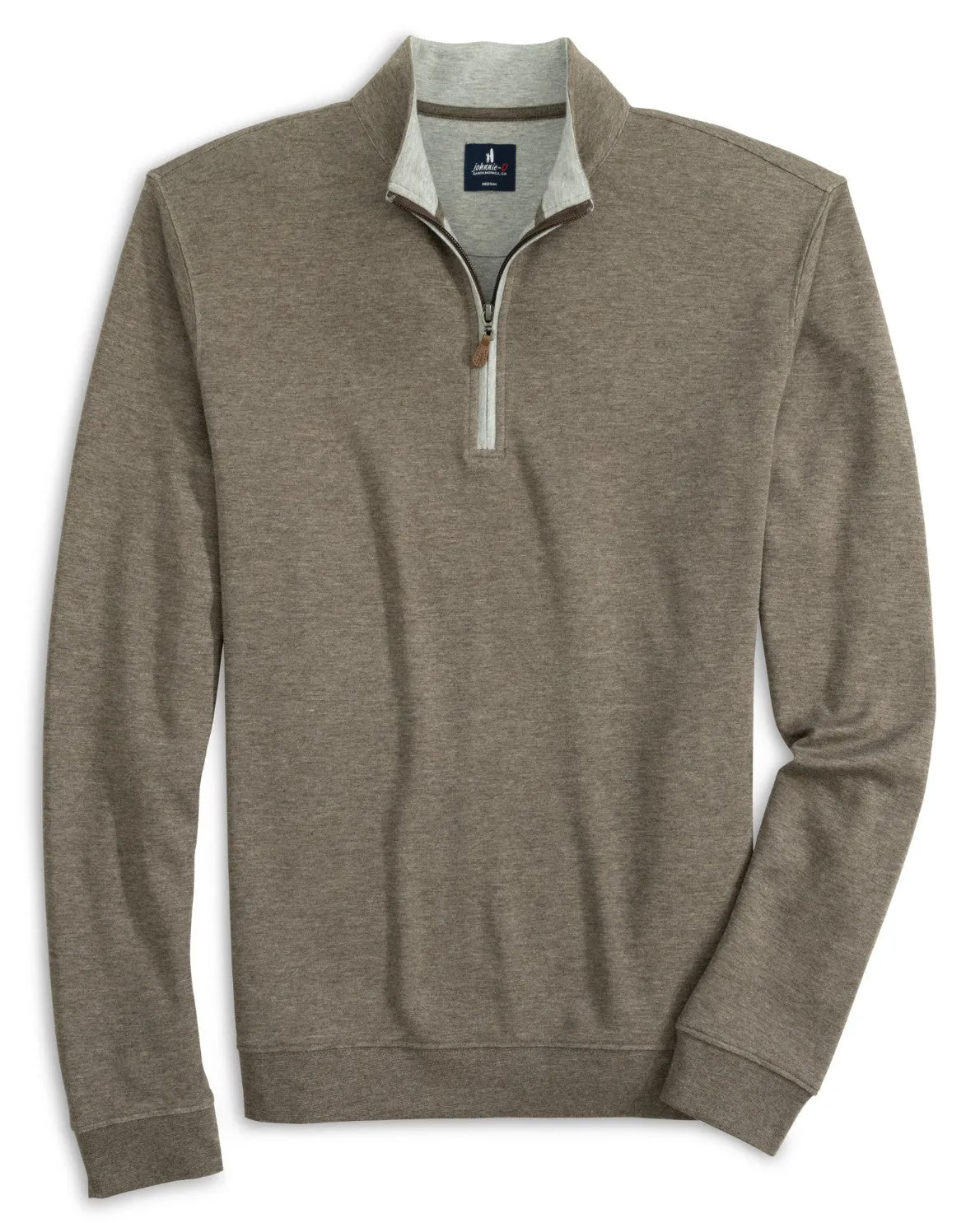 Johnnie-O Sully 1/4 Zip Sweater - Maple