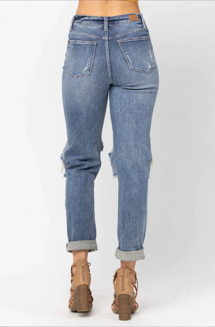 Judy Blue Heavy Destroyed Vintage Jeans