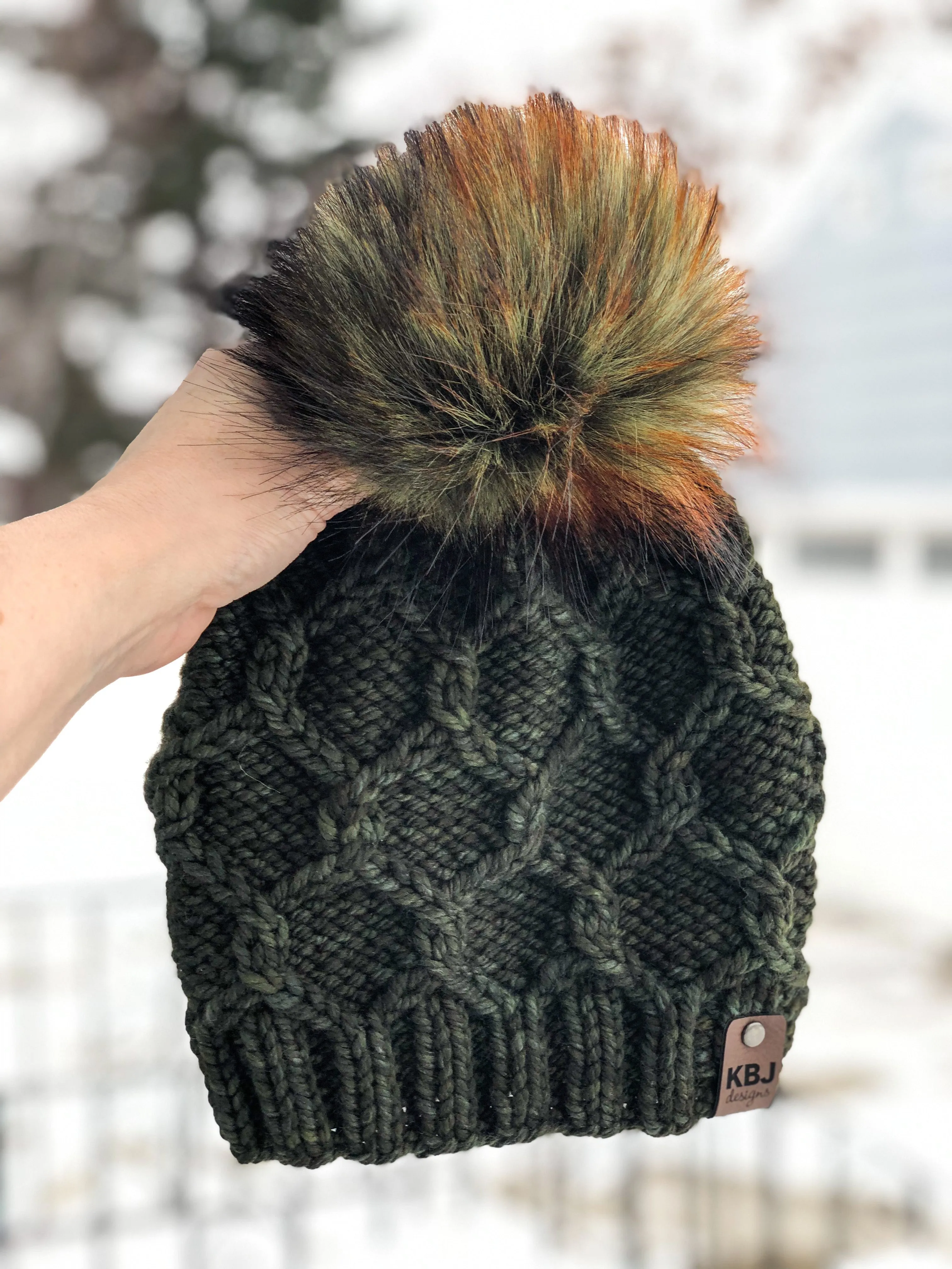 KNIT Pattern for Entangled Beanie | Knit Hat Pattern | Hat Knitting Pattern | DIY Written Knit Instructions