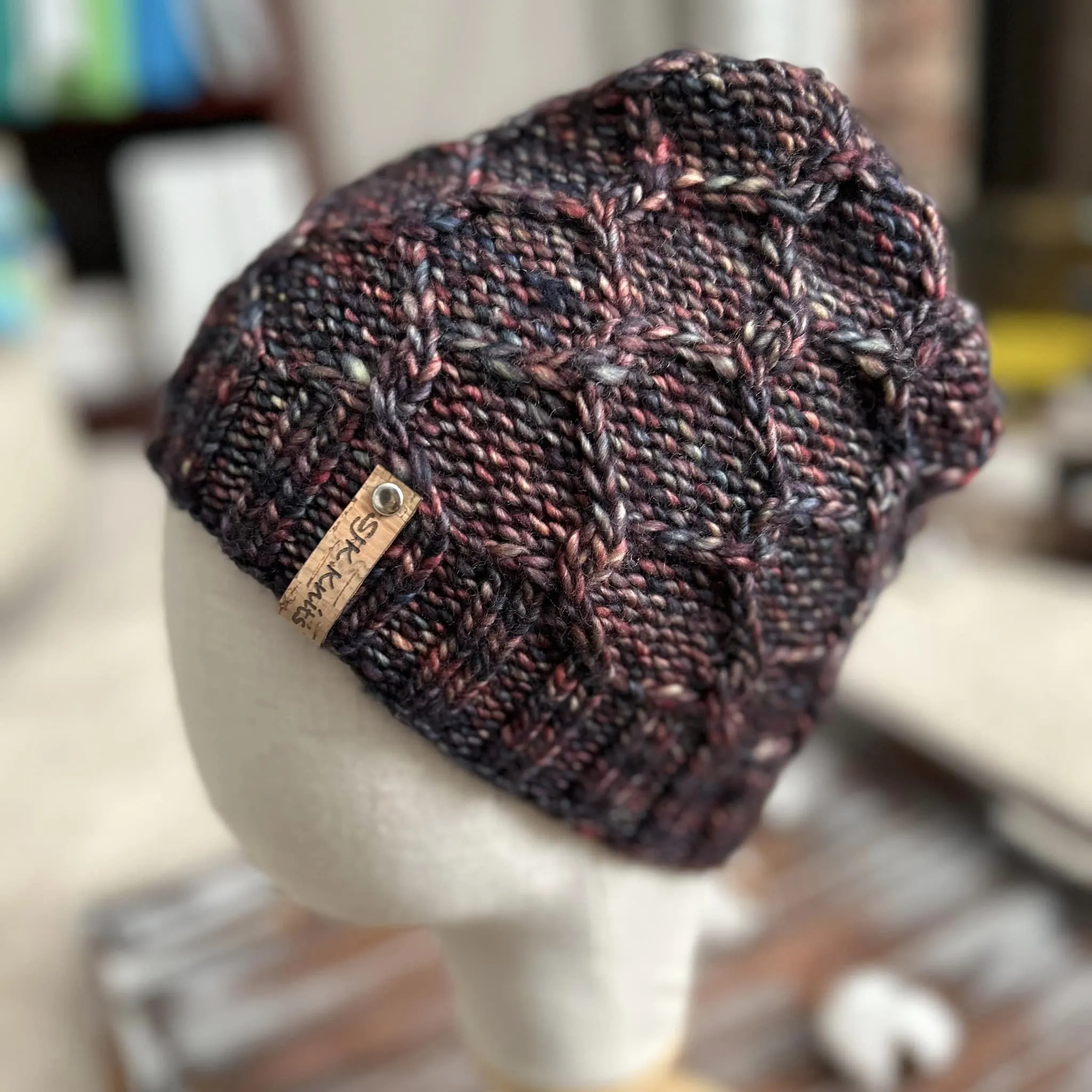 KNIT Pattern for Entangled Beanie | Knit Hat Pattern | Hat Knitting Pattern | DIY Written Knit Instructions