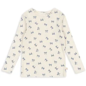 Konges Sløjd Bow Bleu Minnie Blouse Gots