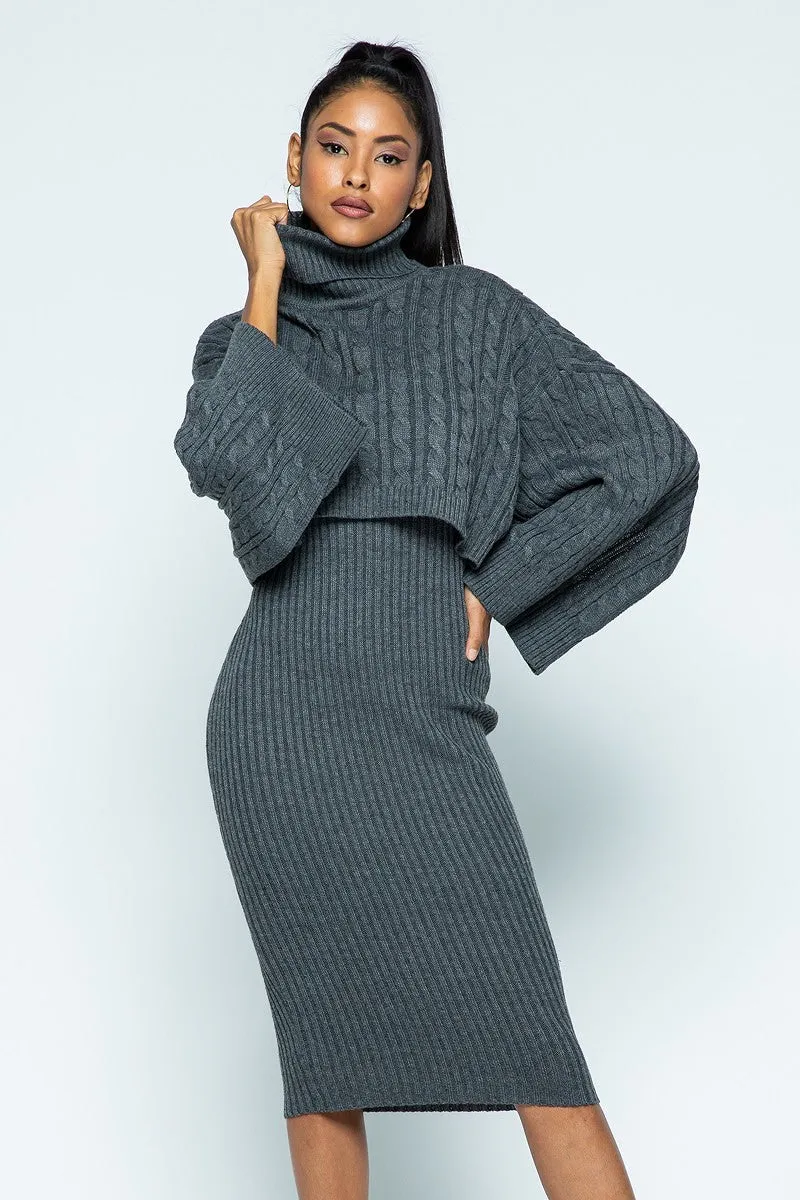 Lauren Sweater Dress Set