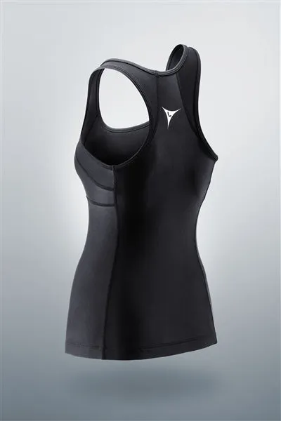 LINEBREAK WOMEN'S COMPRESSION SINGLET - BLACK