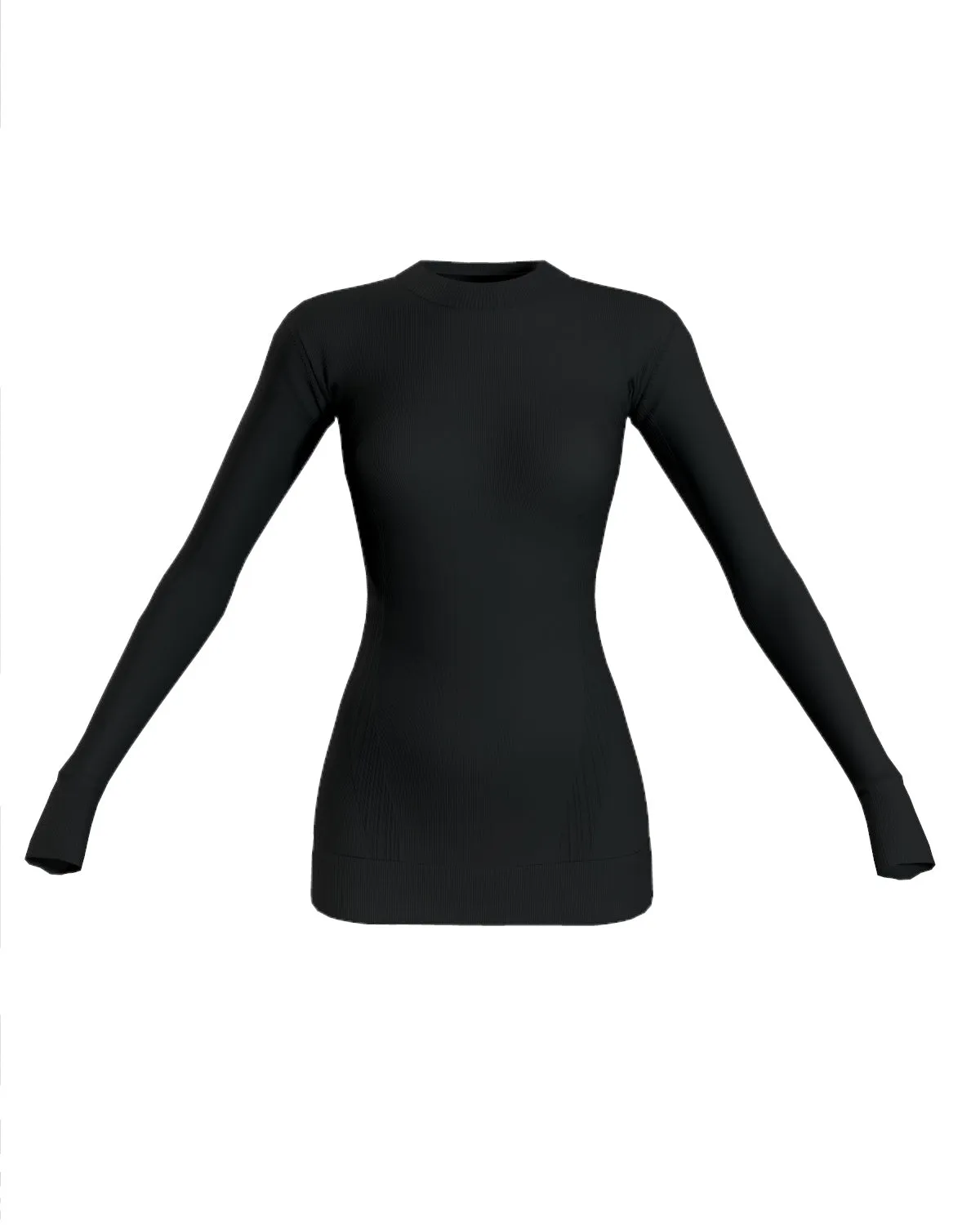 LONG SLEEVE PRIME-LAYER - BLACK