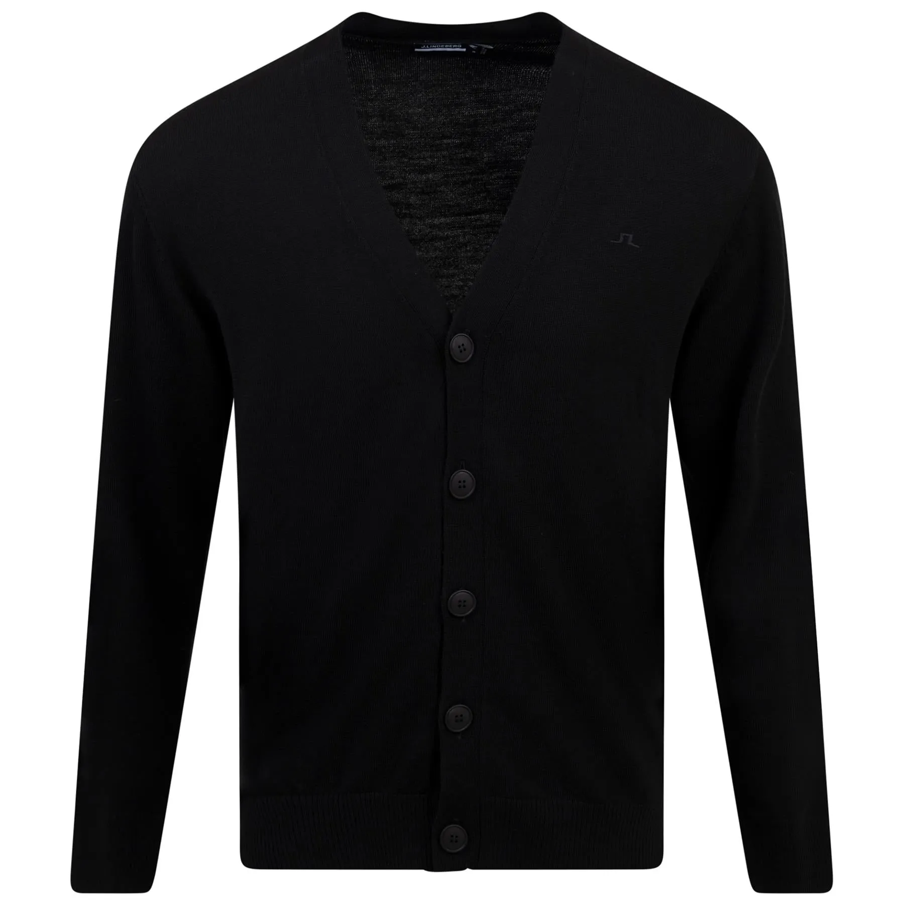 Lucas Merino Tech Wool Knitted Cardigan Black - SS24