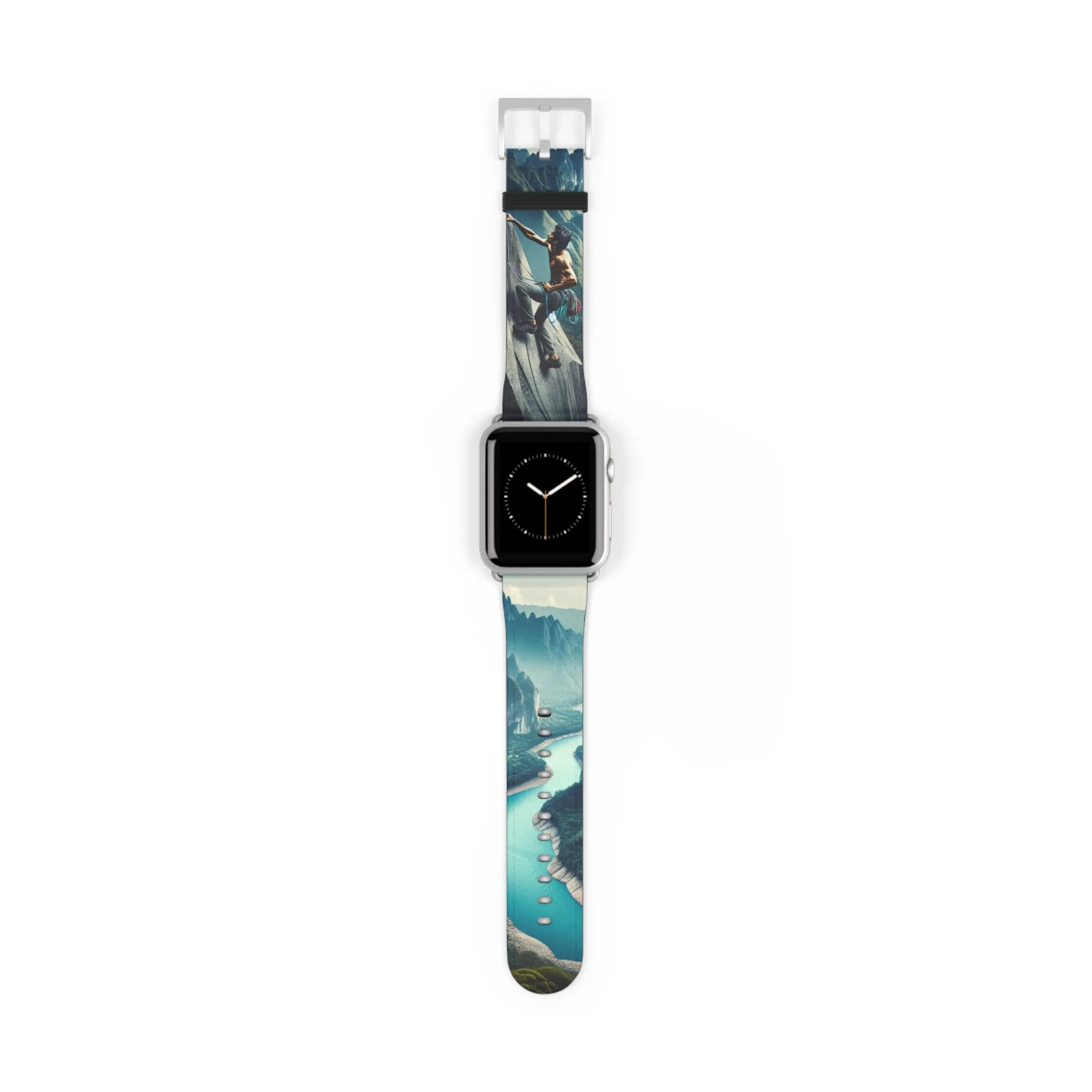 Make Time For Your Dreams Good Vibes Rock Climbing Watch Band