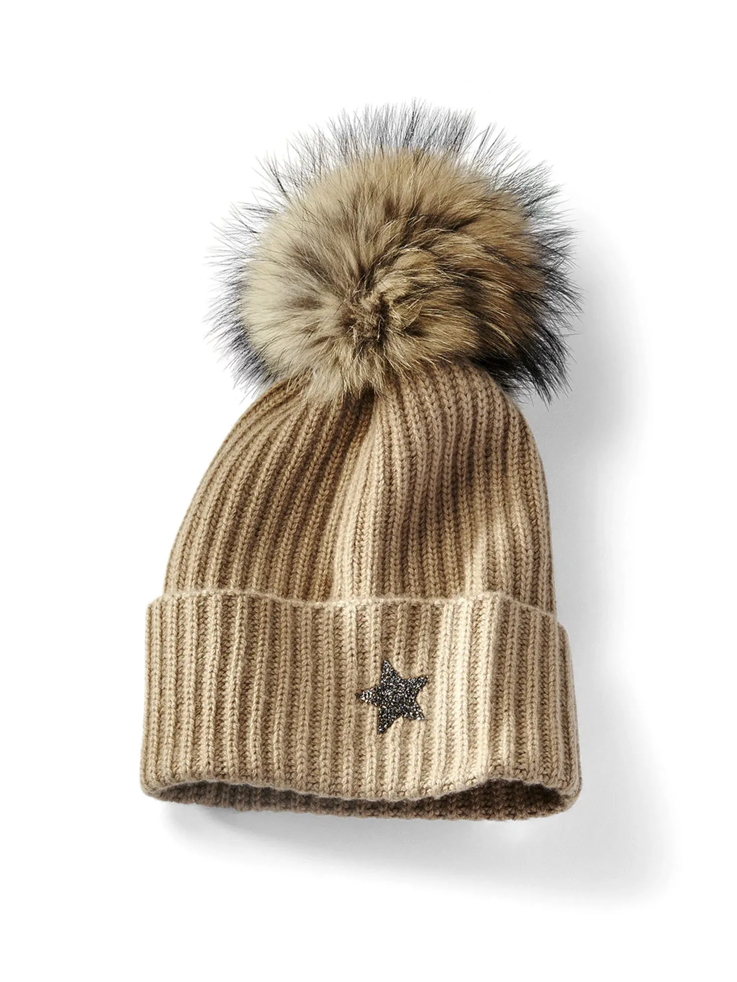 Marius Star Cashmere Knit Hat