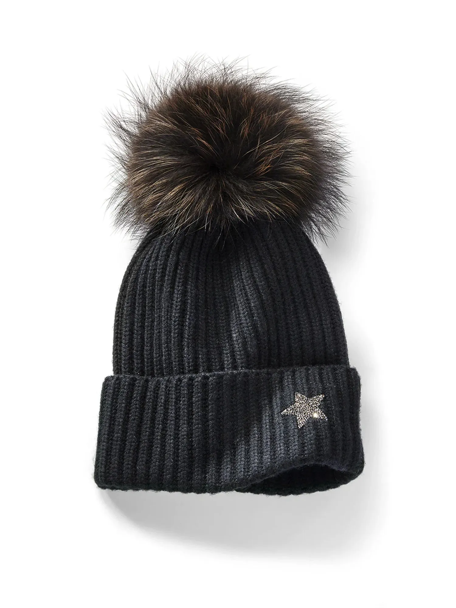 Marius Star Cashmere Knit Hat