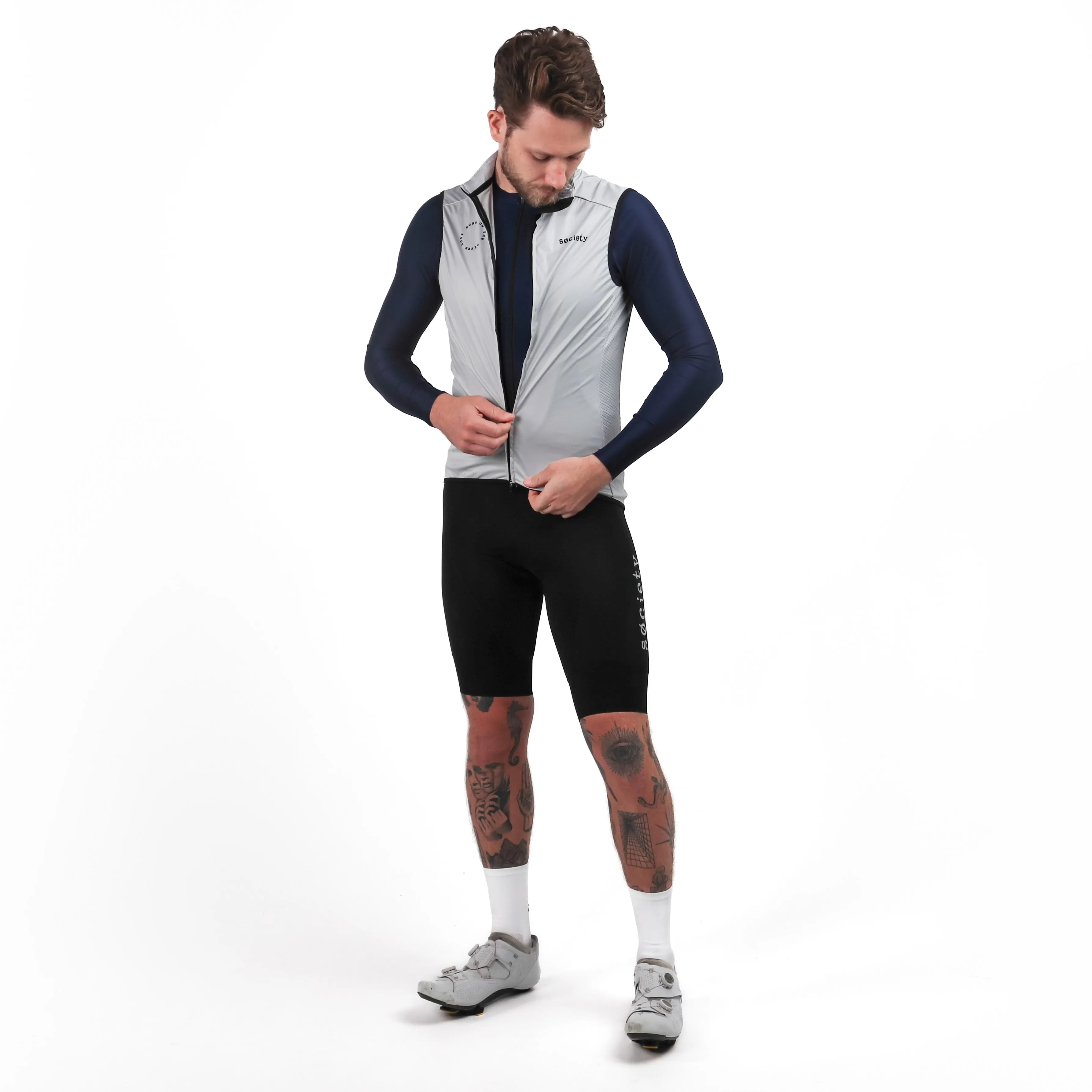 Mens Club Vest (Grey/Black)