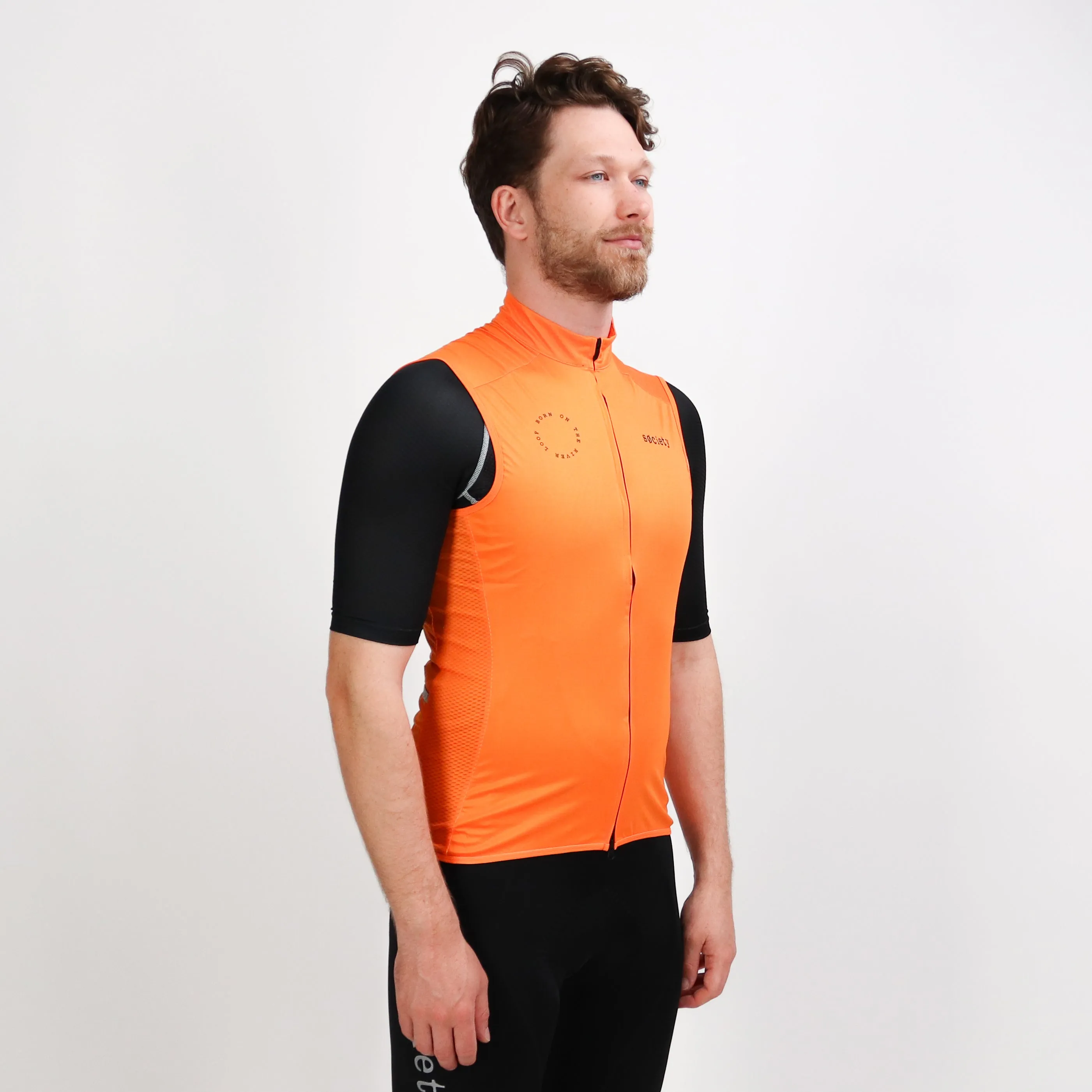 Mens Club Vest (Orange)