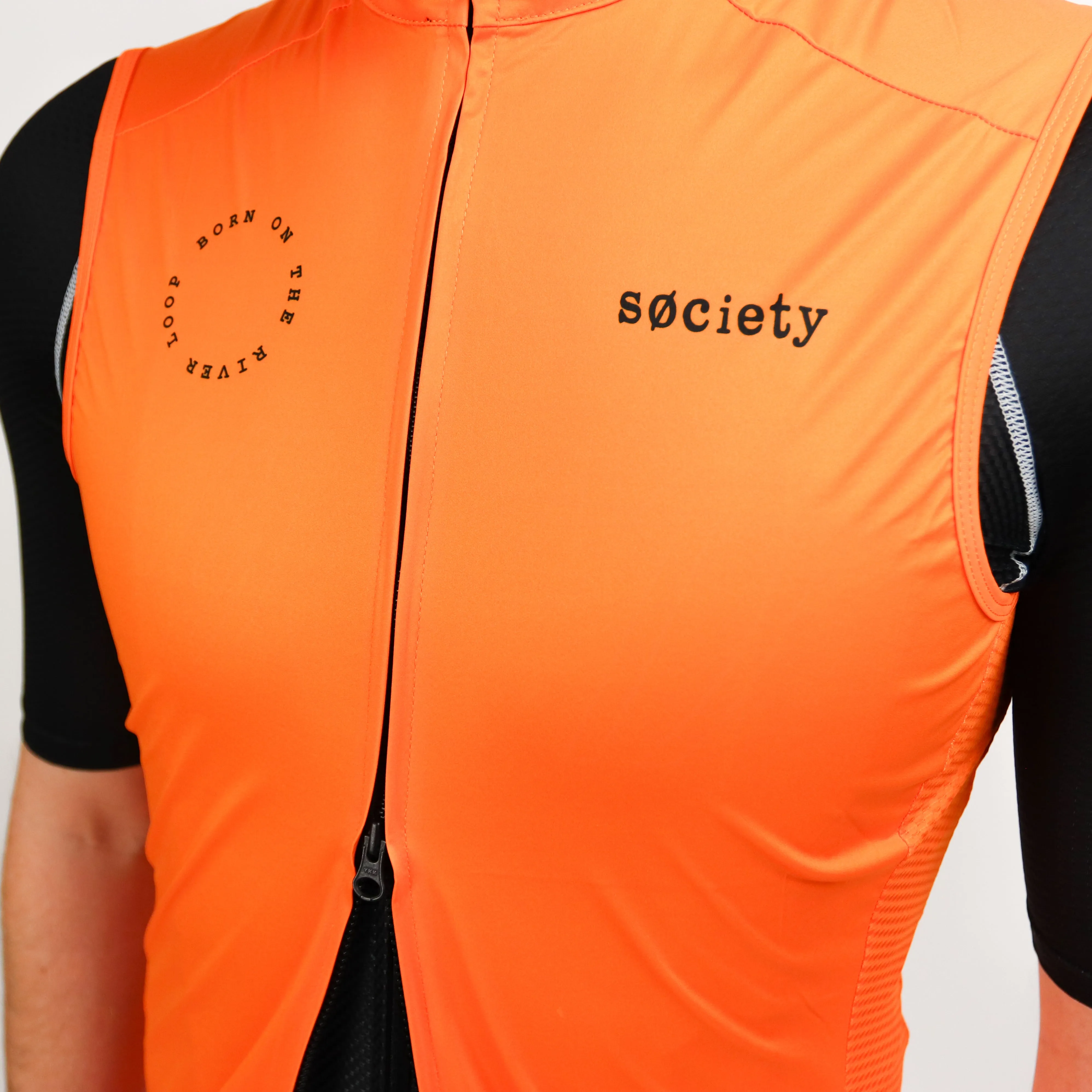 Mens Club Vest (Orange)