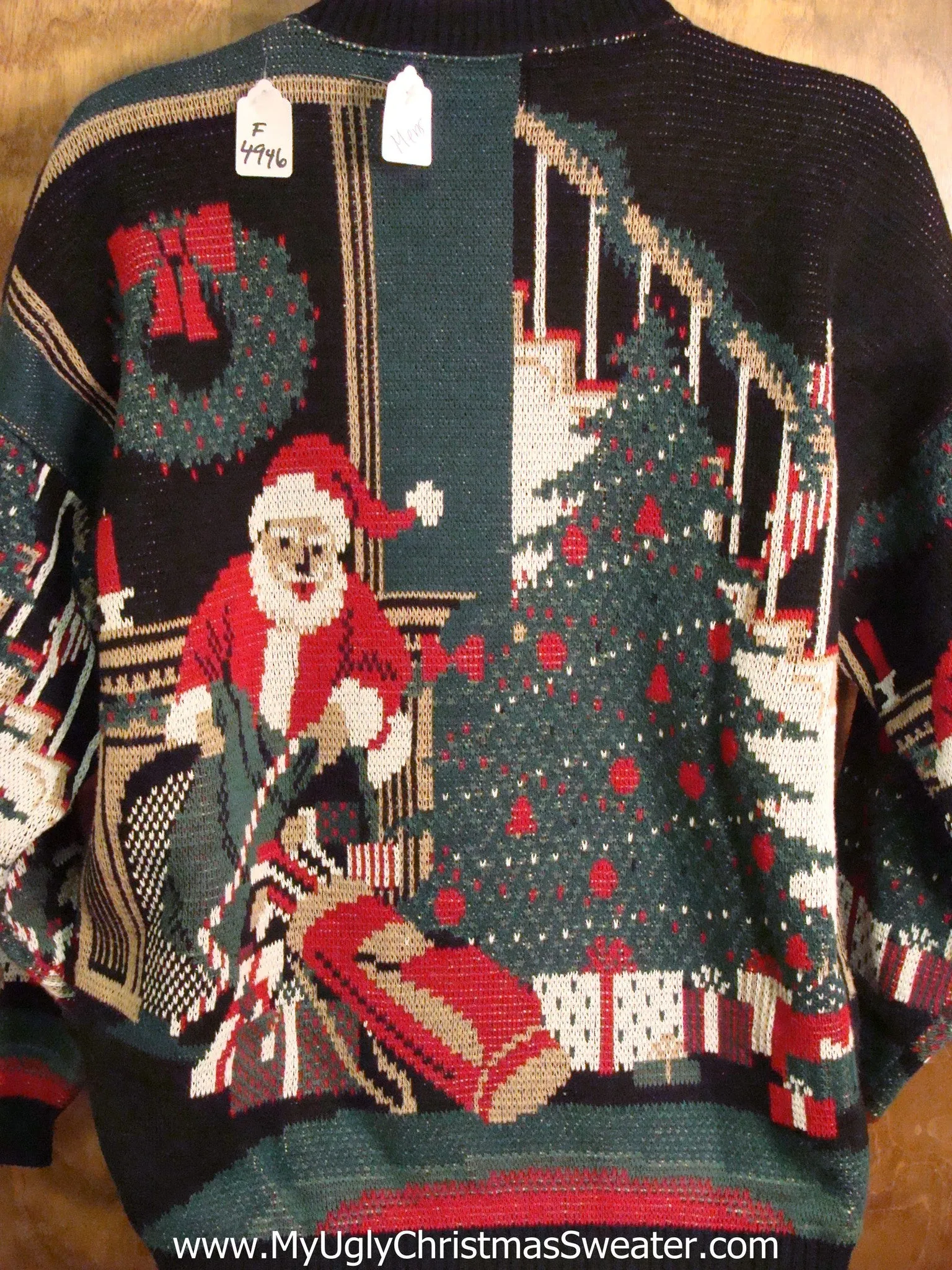 Mens Golf Themed Ugly Christmas Sweater