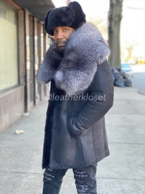 Men's GOT Shearling With Fox Collar & Hat