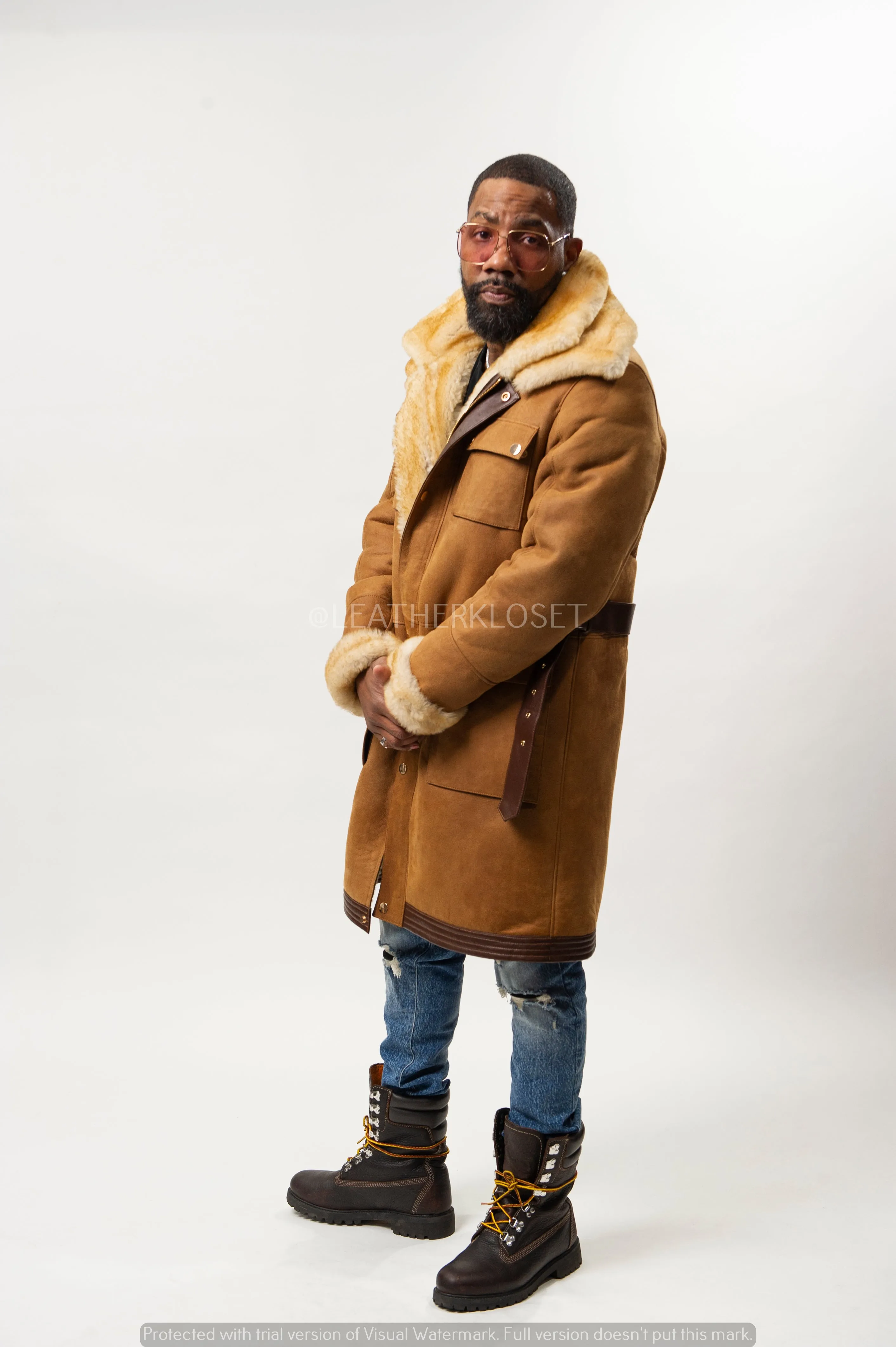 Men's Milan Sheepskin Shearling Coat