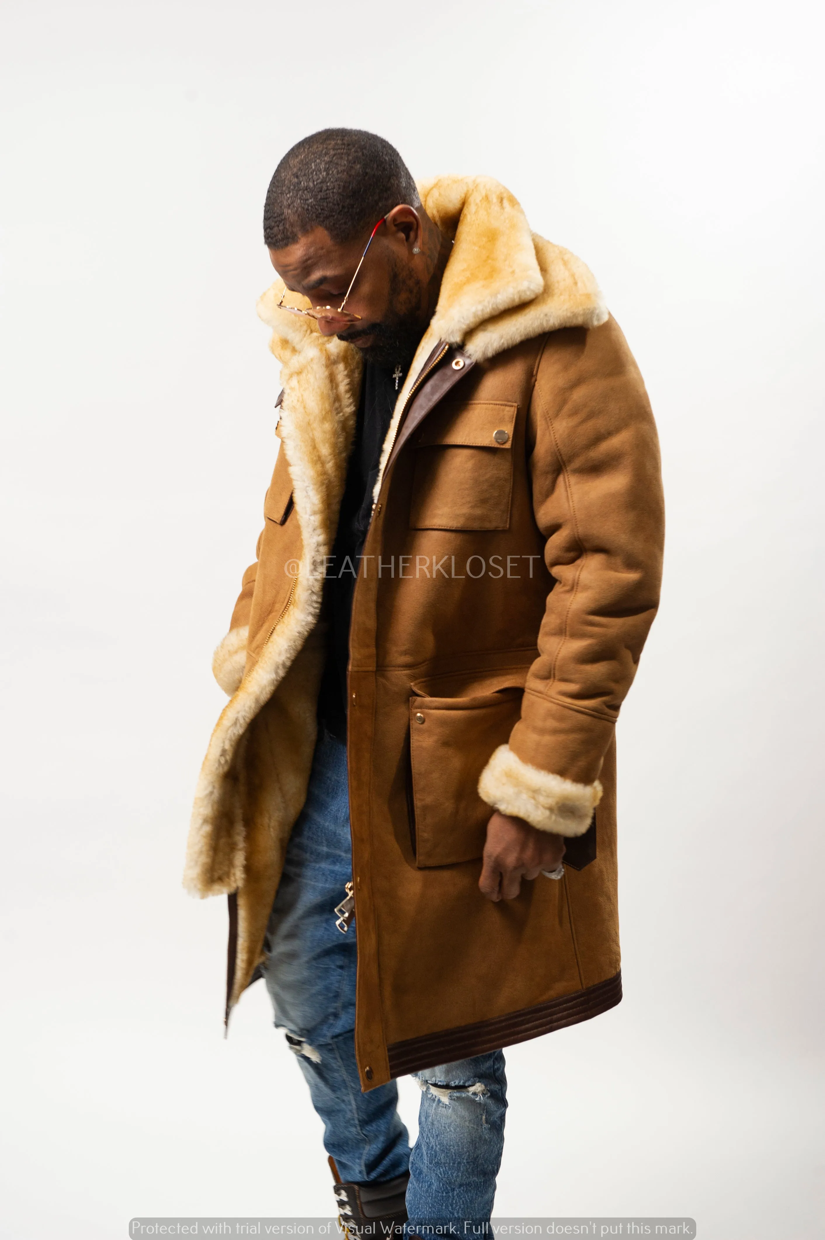 Men's Milan Sheepskin Shearling Coat