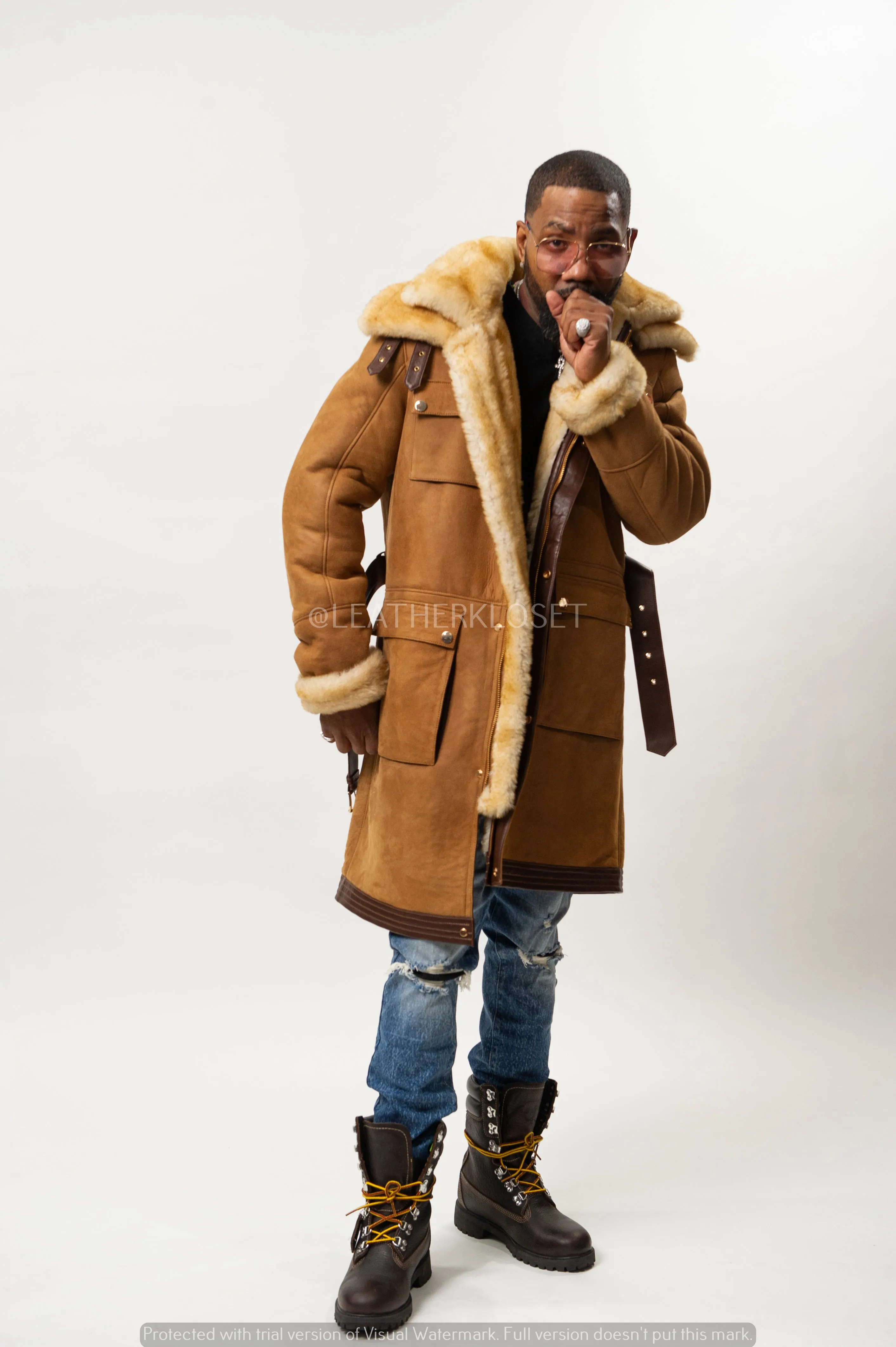 Men's Milan Sheepskin Shearling Coat