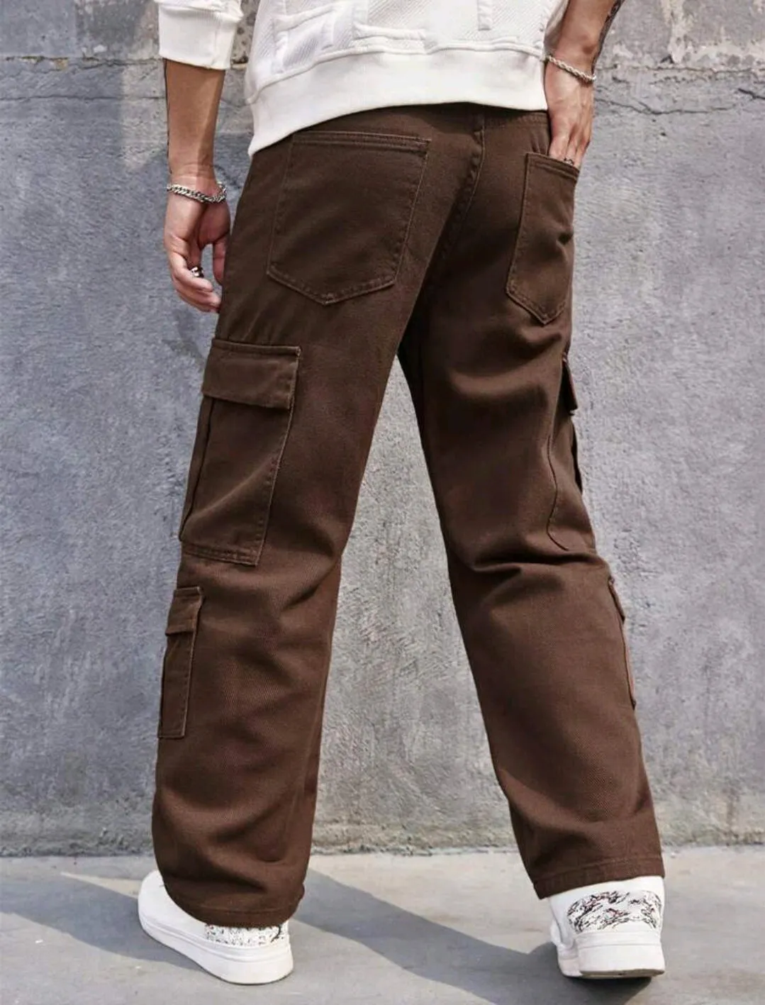 Mens Straight 8 Pocket Cargo