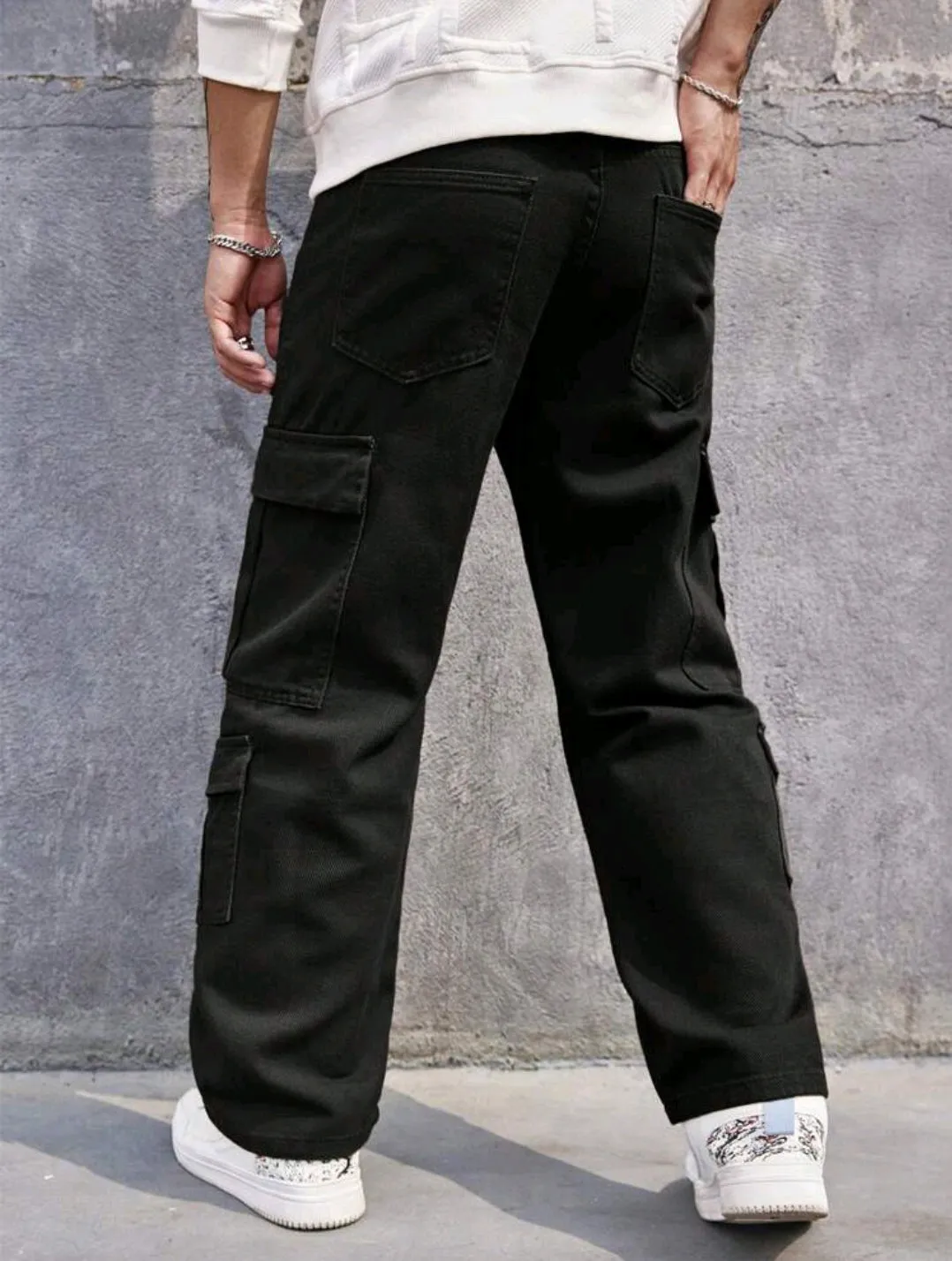 Mens Straight 8 Pocket Cargo