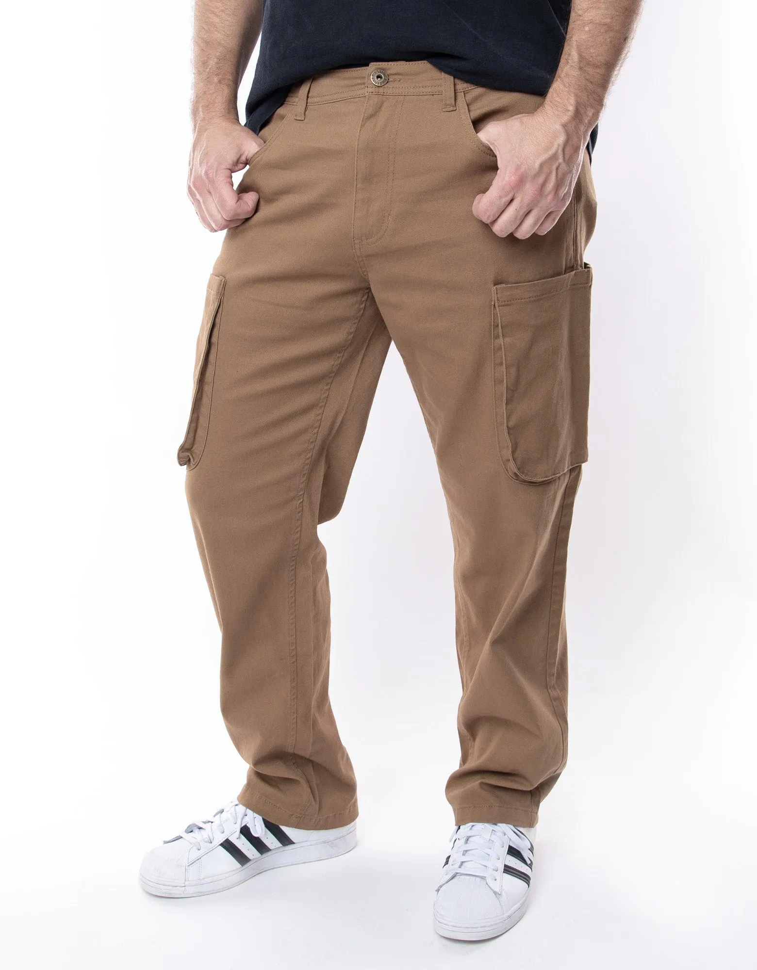 MEN'S TEAGAN STRAIGHT FIT TWILL CARGO PANTS