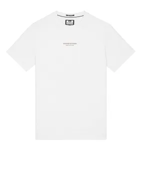 Millergrove T-Shirt White/Mocha Brown