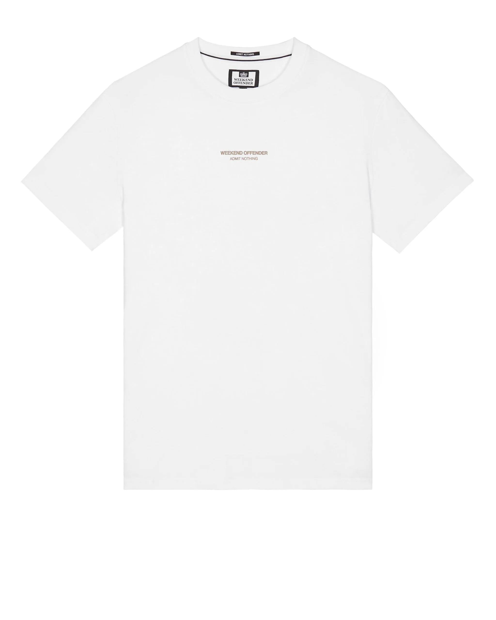 Millergrove T-Shirt White/Mocha Brown