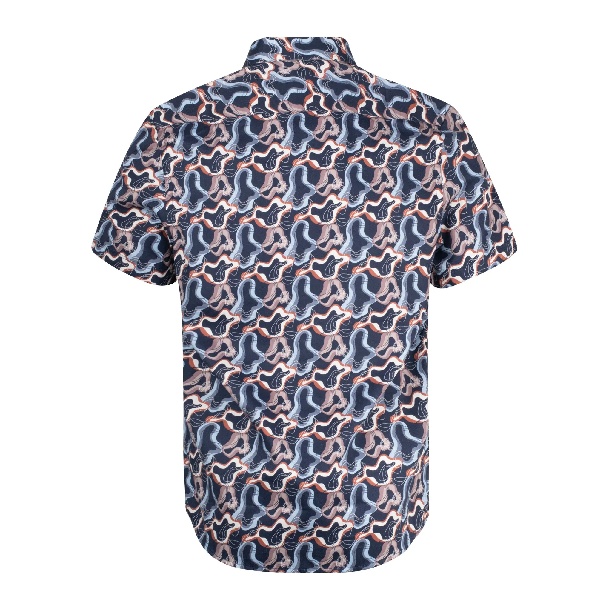 Mish Mash Marine Pattern Shirt Navy