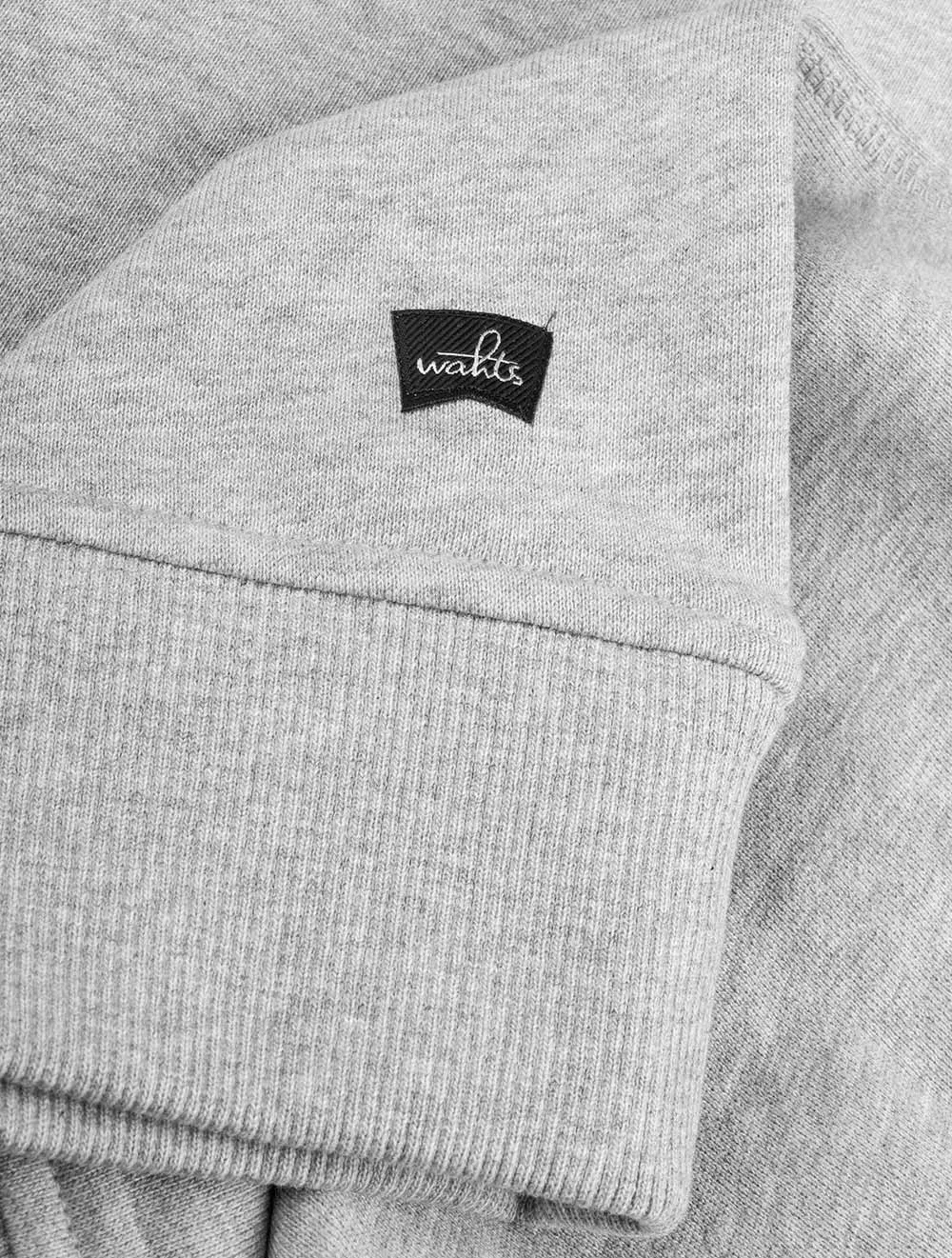 Moore Crew Neck Sweater Light Grey Melange